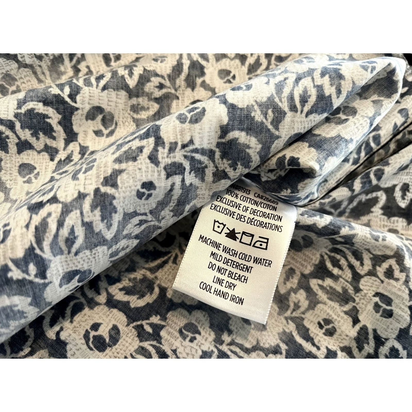 Robert Graham Robert Graham Long Sleeve Shirt Floral Flip Cuffs Mens Large Size US L / EU 52-54 / 3 - 5 Thumbnail