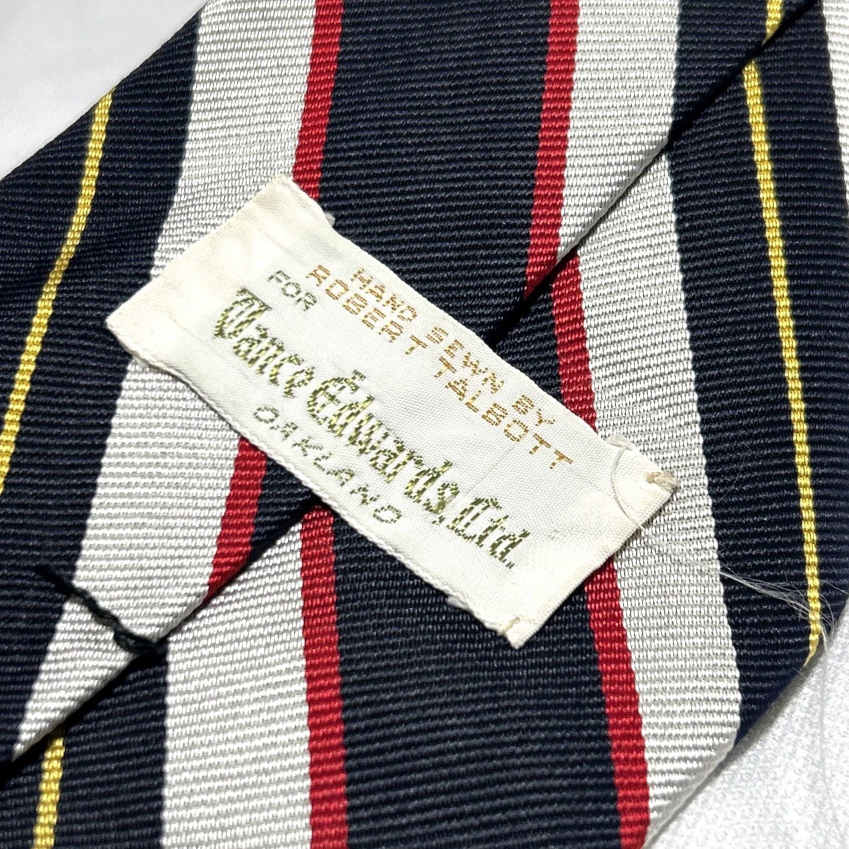 Robert Talbott Robert Talbott Tie Striped VTG Preppy Oxford Style Multicolor Silk Academia Men Tie Size ONE SIZE - 7 Thumbnail