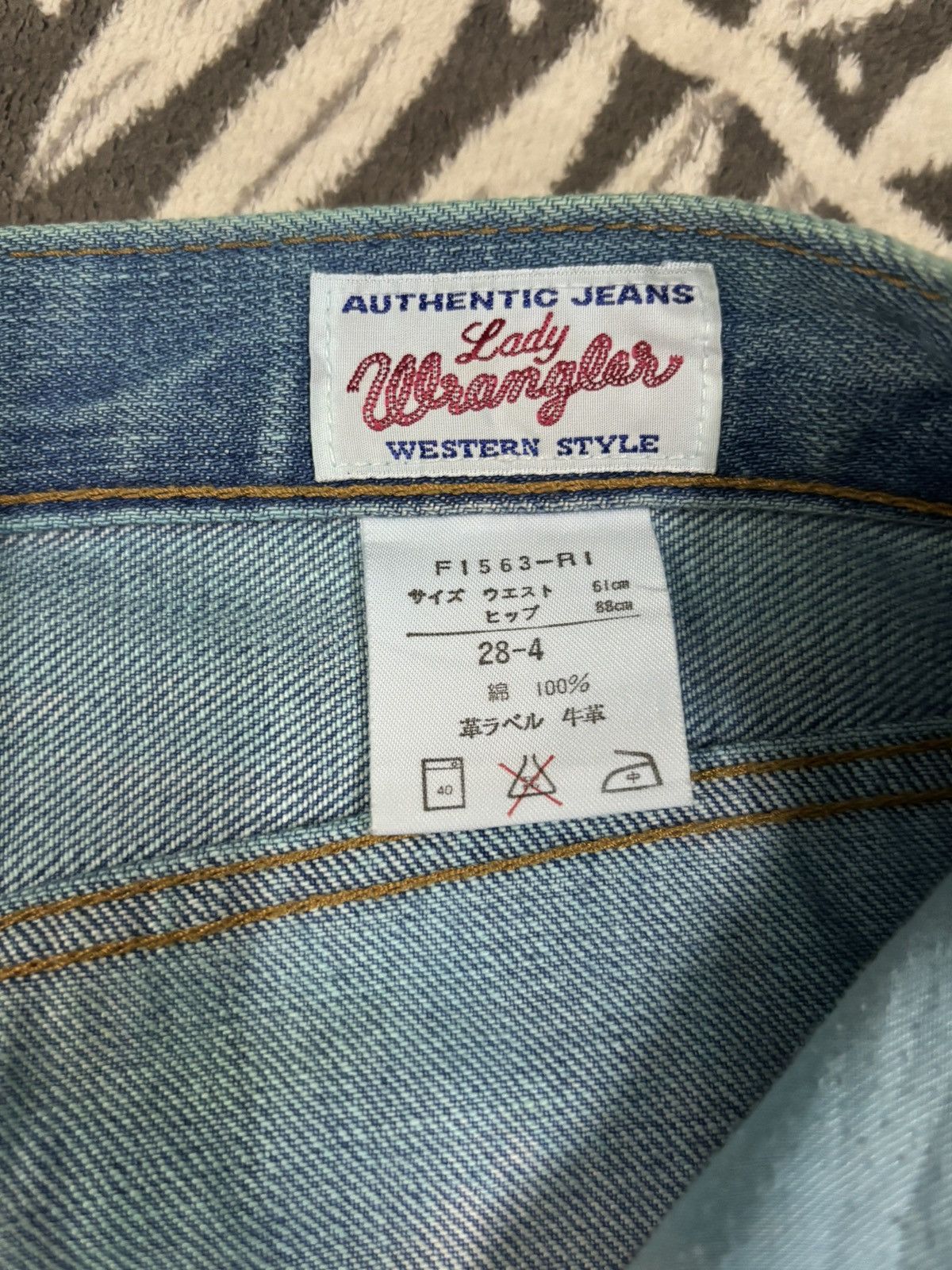 Wrangler Vintage Y2K Wrangler Rainbow Tie Dye Flare Bell Bottom Jeans Size 26" / US 2 / IT 38 - 17 Thumbnail