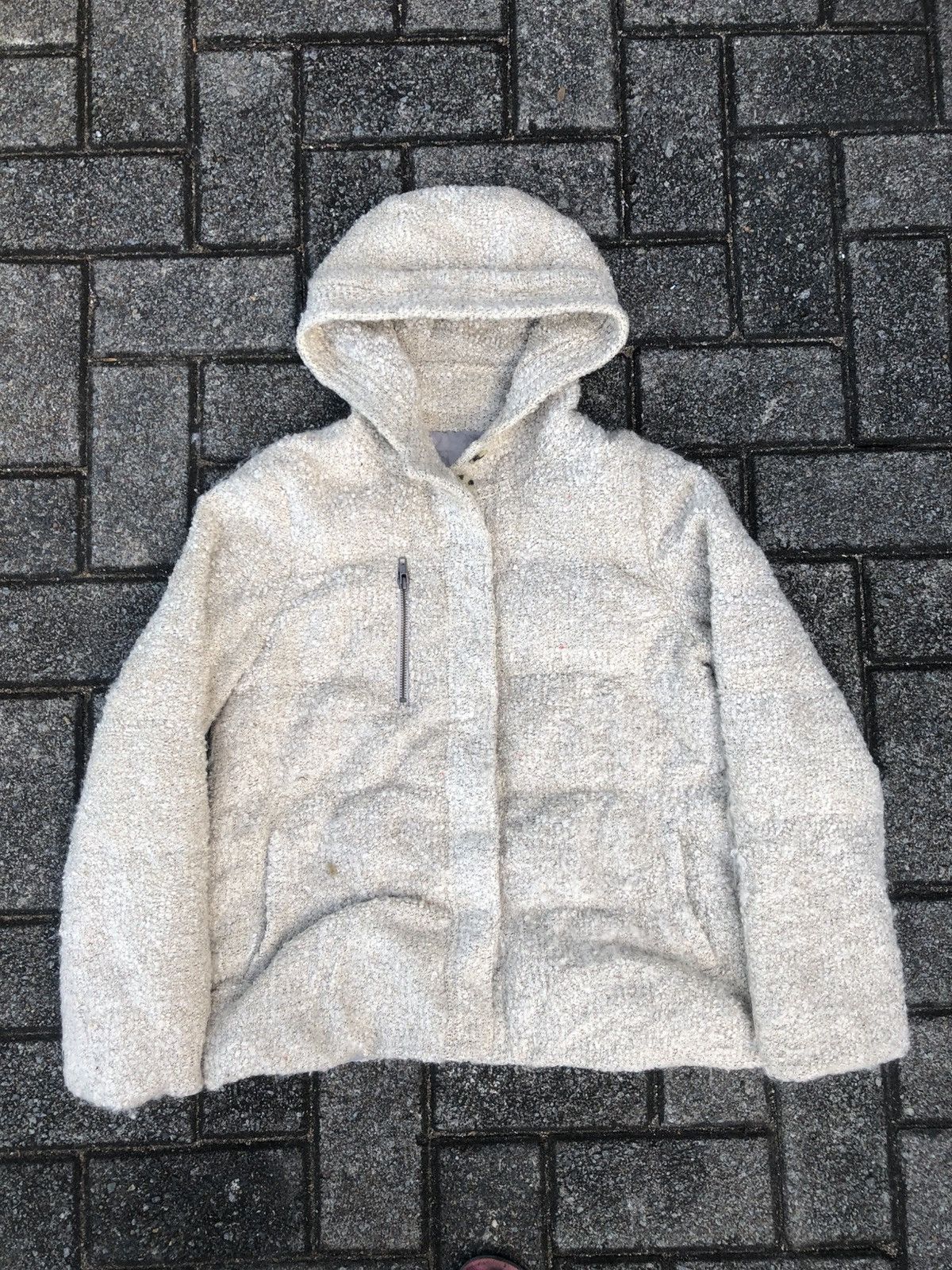 If Six Was Nine Japanese White Faux-Fur Maison Margiela Style Bomber Jacket Size US L / EU 52-54 / 3 - 1 Thumbnail