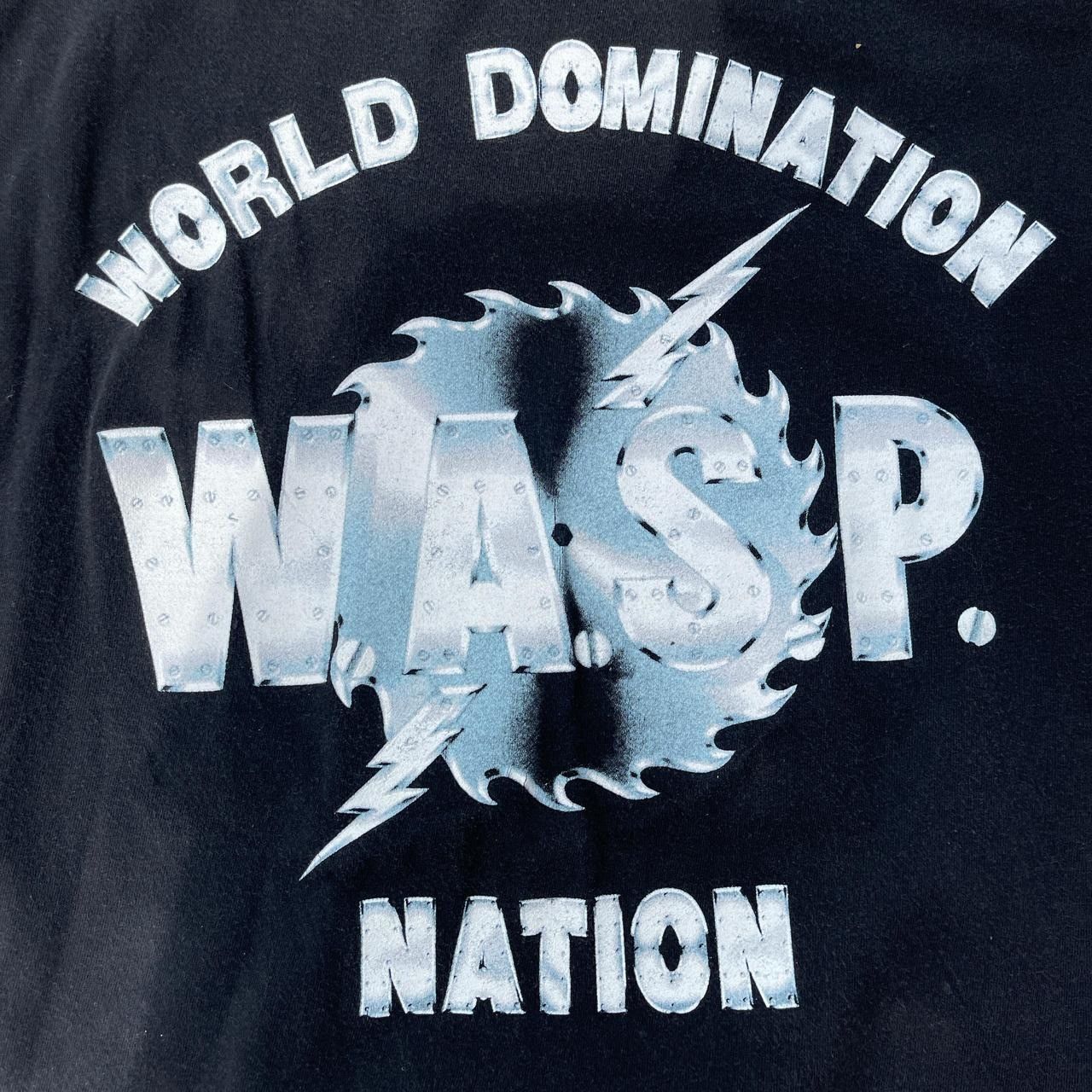 Vintage Vintage 90s wasp unholy terror world domination band tee Size US L / EU 52-54 / 3 - 6 Thumbnail