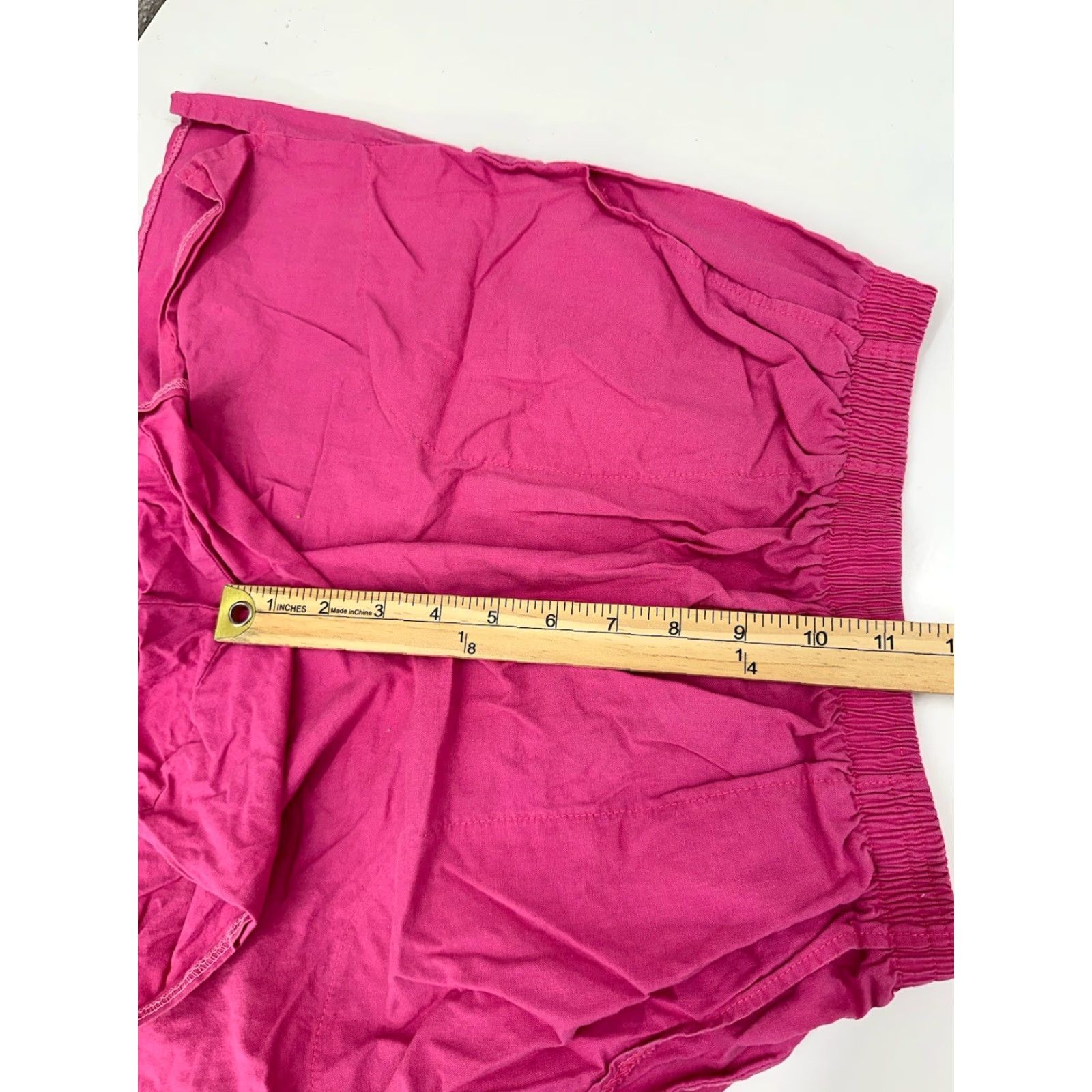 Pinko VINTAGE Como Sports Womens Shorts Small Pink Elastic Waist Pockets 80s 90s Classic Womens Size 28" / US 6 / IT 42 - 7 Thumbnail