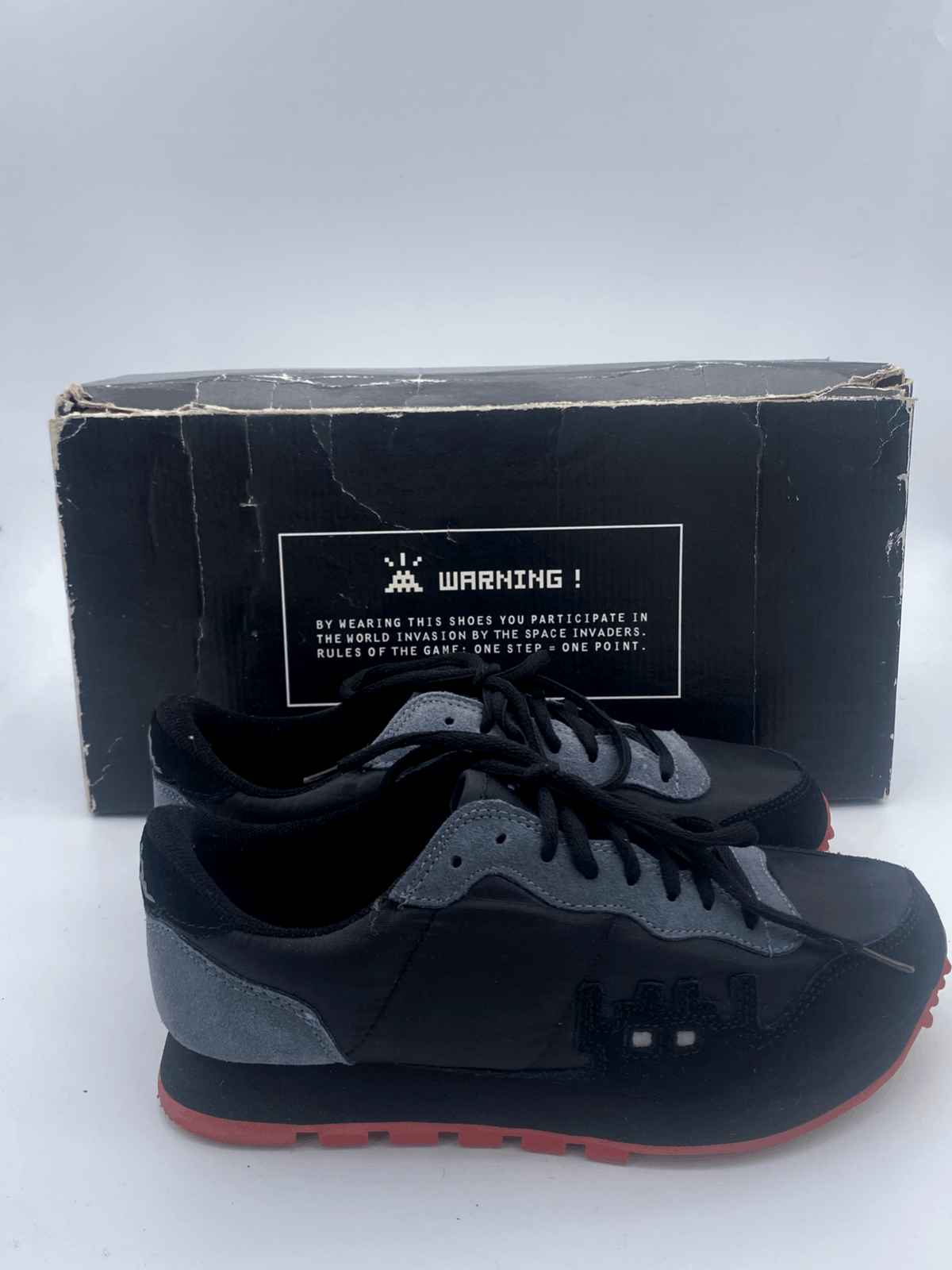 image of Space Invaders Sneakers, Ltd Edition 0001/4500 in Black, Women's (Size 6)