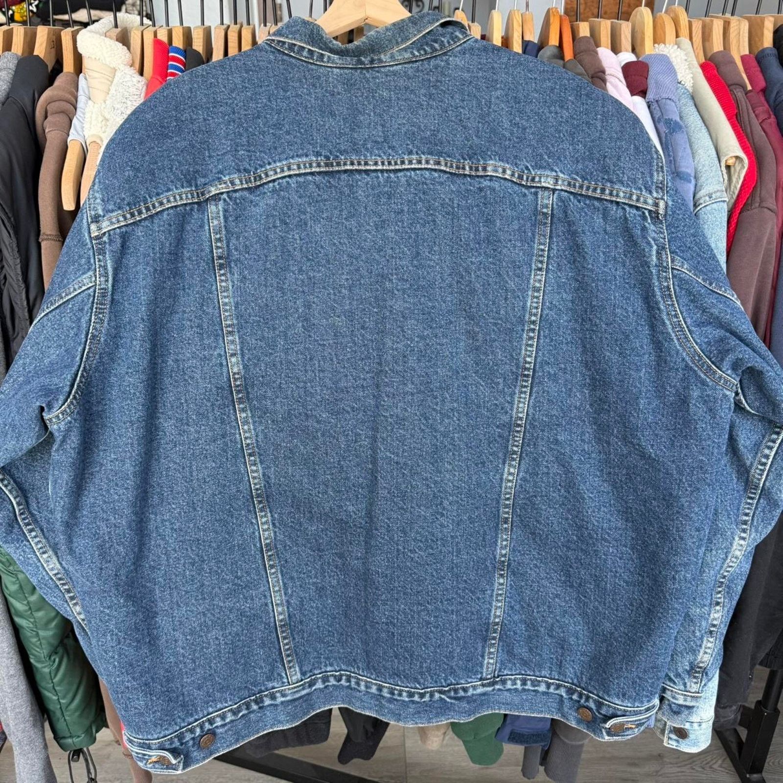Levi's Vintage 90s Levis Dry Goods Sherpa Lined Denim Jacket Size US XXL / EU 58 / 5 - 7 Thumbnail