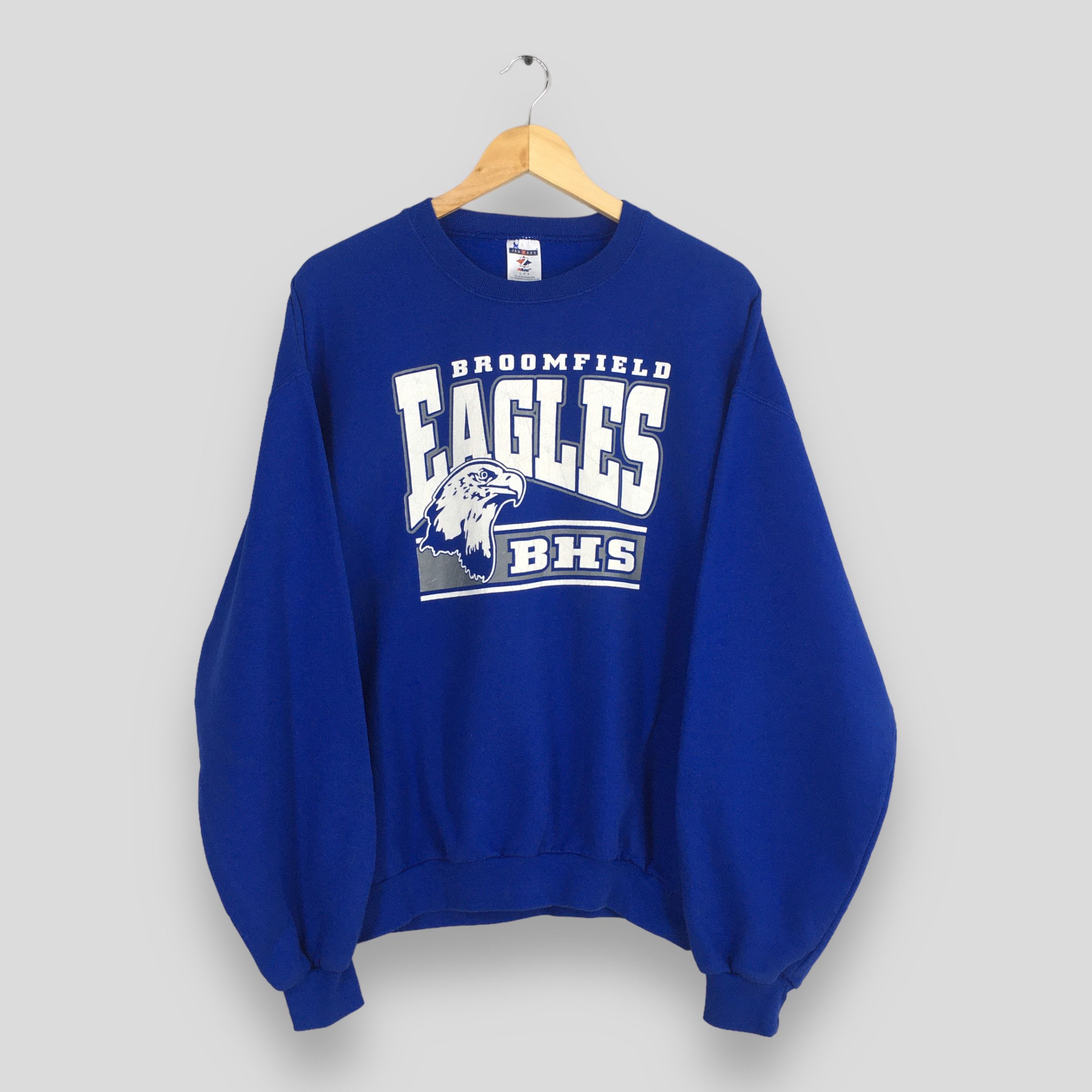 Jerzees Vintage Broomfield High School Eagles Sweatshirt Large Size US L / EU 52-54 / 3 - 1 Thumbnail