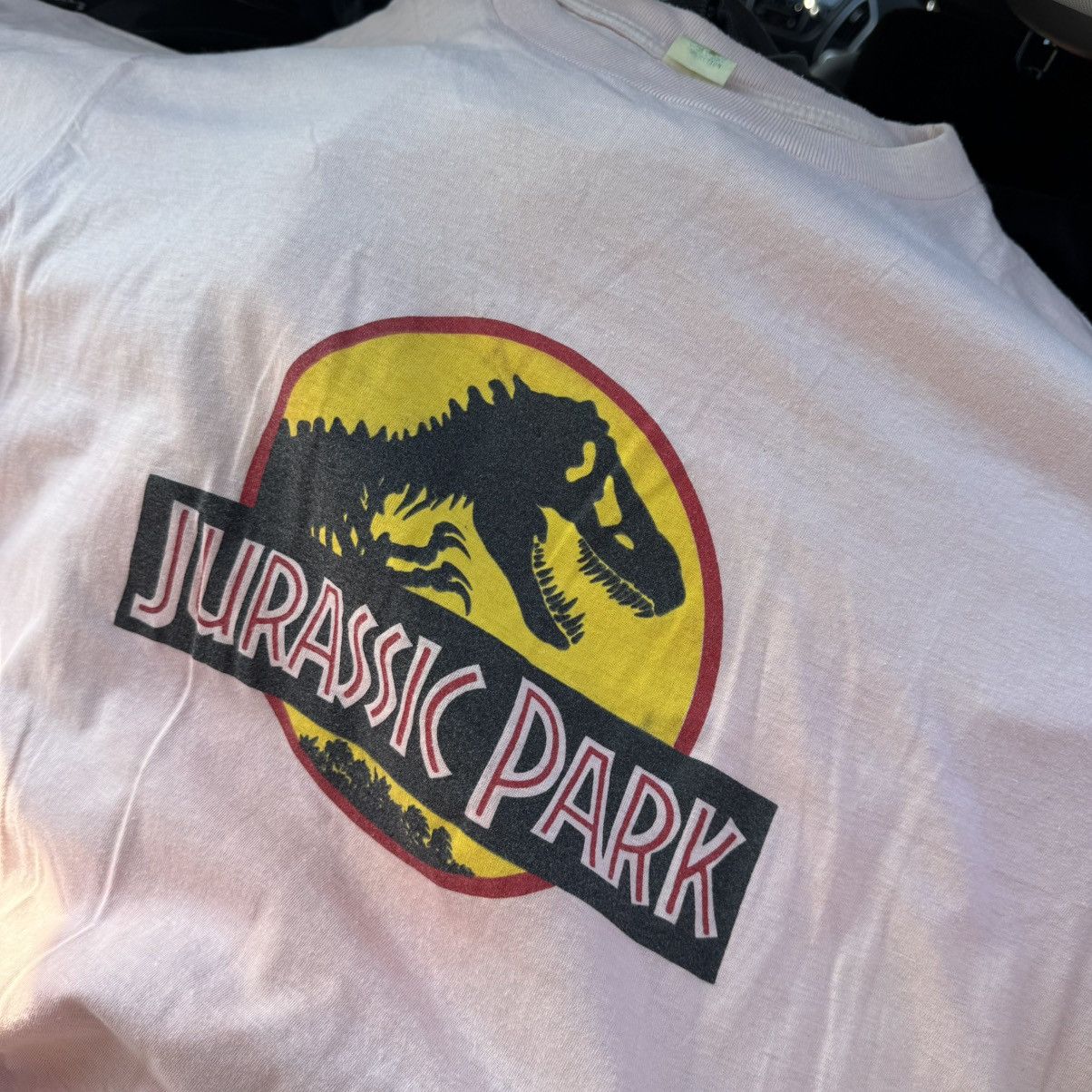 Other 90s Vintage Jurassic Park Single Stitch Movie Pink Tie Dye Size US L / EU 52-54 / 3 - 3 Thumbnail