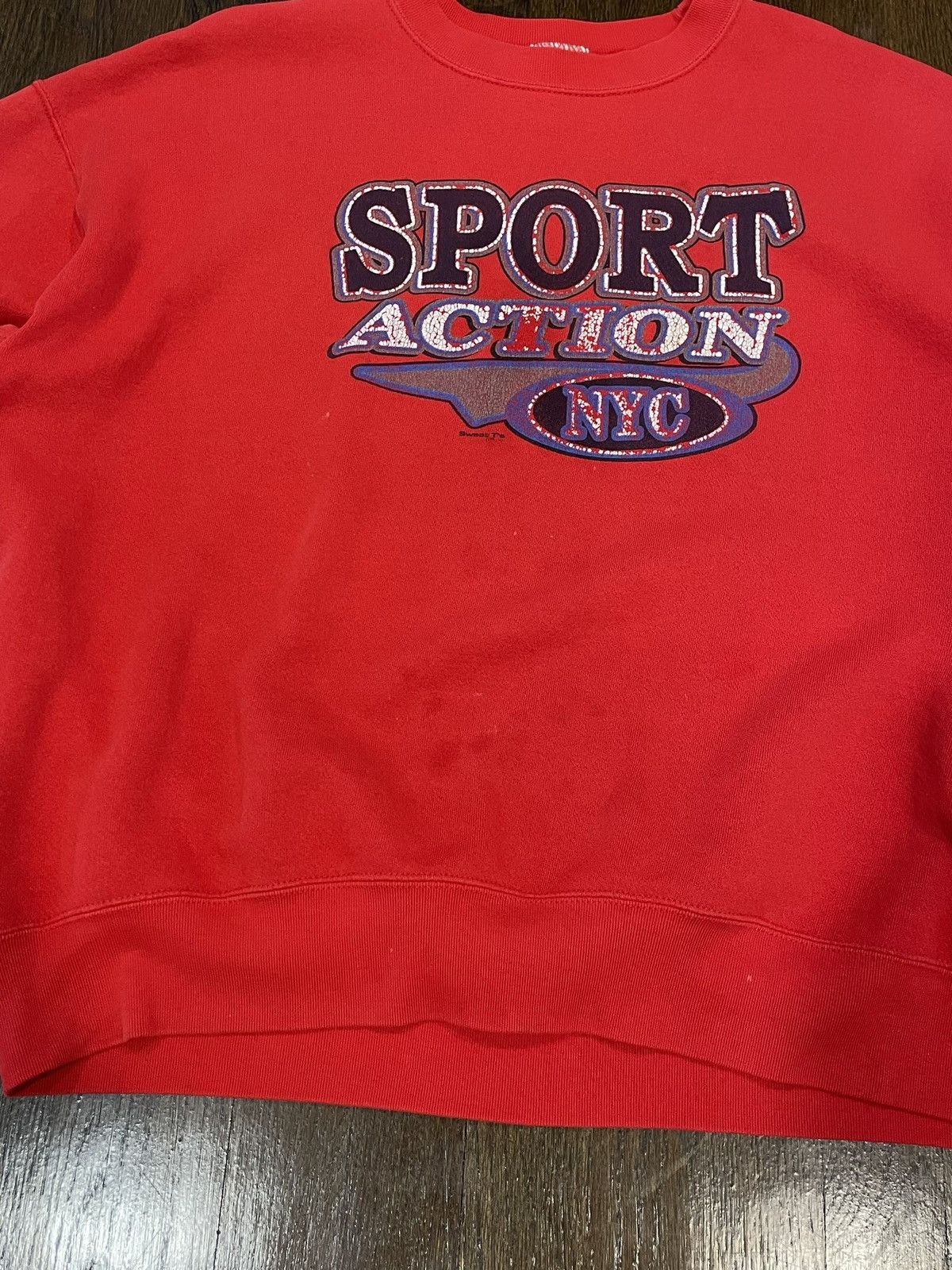 Lee 80s Lee Sport red crewneck sweatshirt Size US XL / EU 56 / 4 - 4 Thumbnail