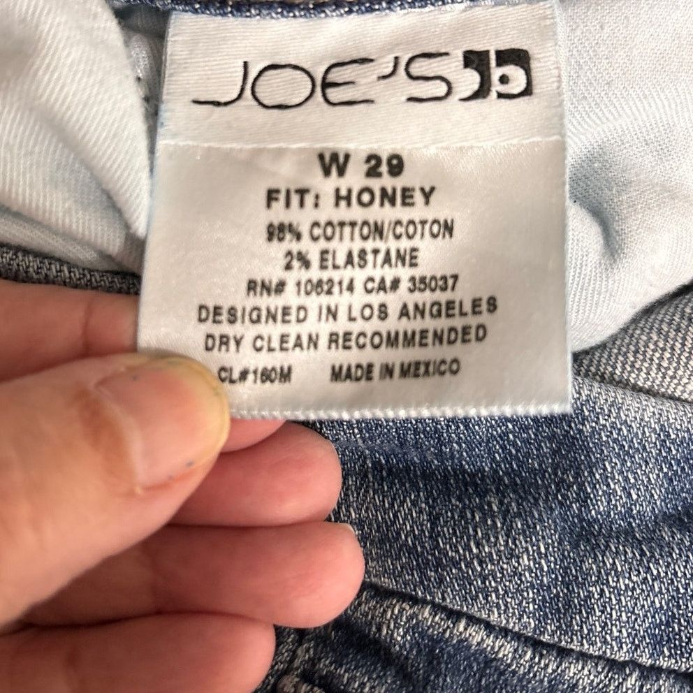 Joe's Joe’s women's jeans 29in Waist X 32 inch inseam, Honey fit Size 29" - 6 Thumbnail