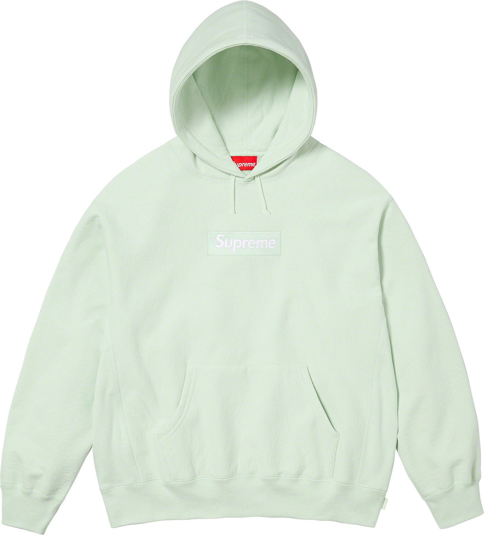Green Supreme Box Logo Crewneck Grailed
