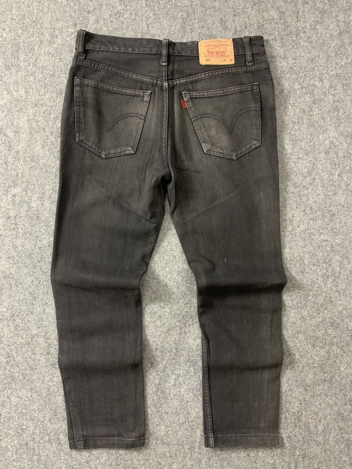 Levi's Vintage Black 'Levi's 505' Original Fit Longpants Size US 30 / EU 46 - 2 Thumbnail