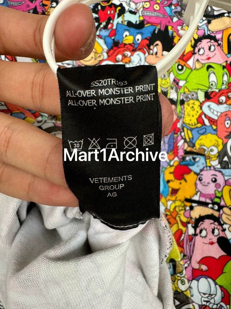 Vetements Vetements20SS cartoon full print short sleeve 2503-Nextarro Size US M / EU 48-50 / 2 - 9 Thumbnail