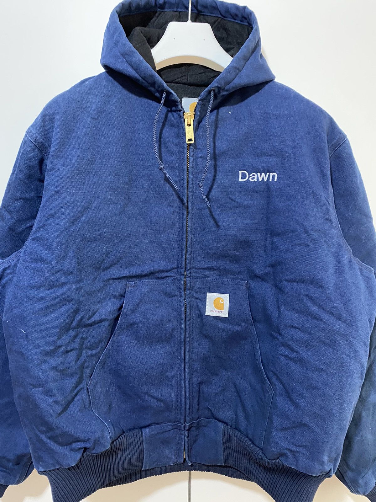 Carhartt Carhartt USA Active Jacket, sizeXL, blue, with patch, used, Size US XL / EU 56 / 4 - 3 Thumbnail