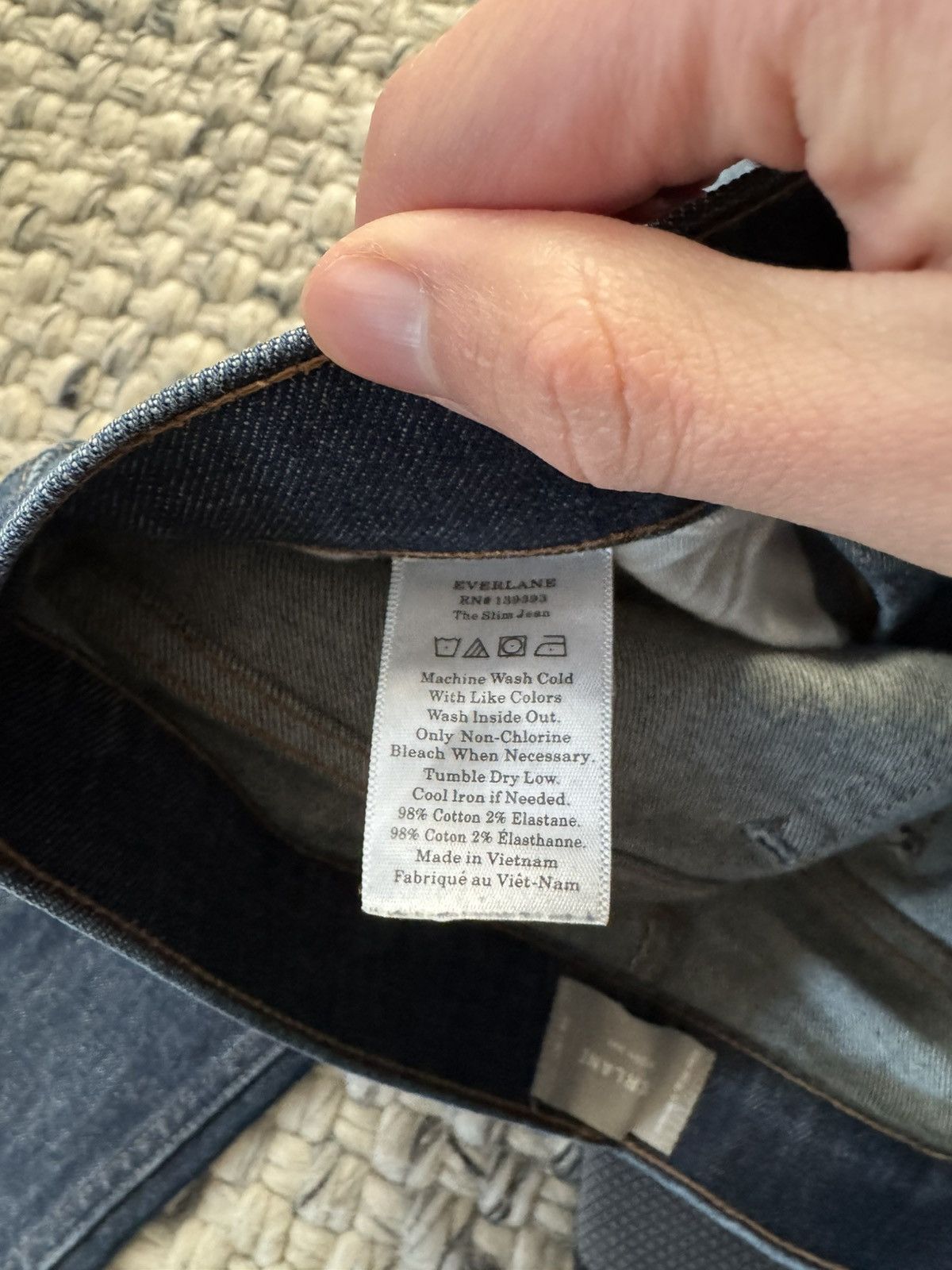 Everlane The Organic Cotton Slim-Fit Jean Size US 29 - 9 Thumbnail