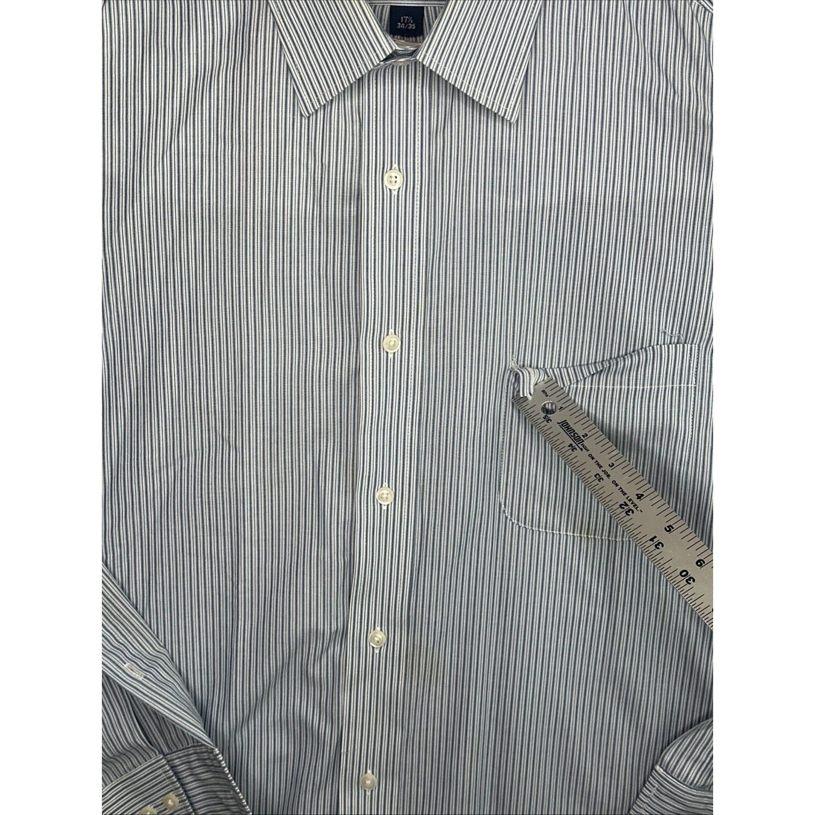 Stafford Stafford Wrinkle Free Shirt Mens Vintage Fit Size 17 1/2 Size US XL / EU 56 / 4 - 2 Thumbnail