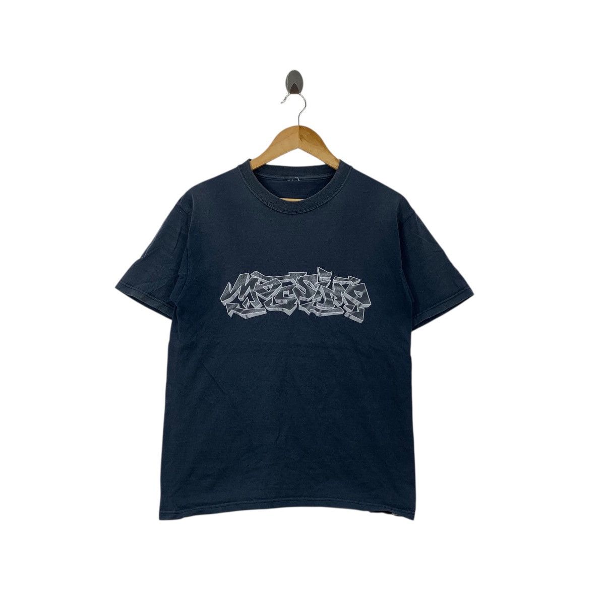 Mossimo Vintage MOSSIMO GRAFFITI LOGO Natural Sun Faded Tee Shirt Size US S / EU 44-46 / 1 - 1 Thumbnail
