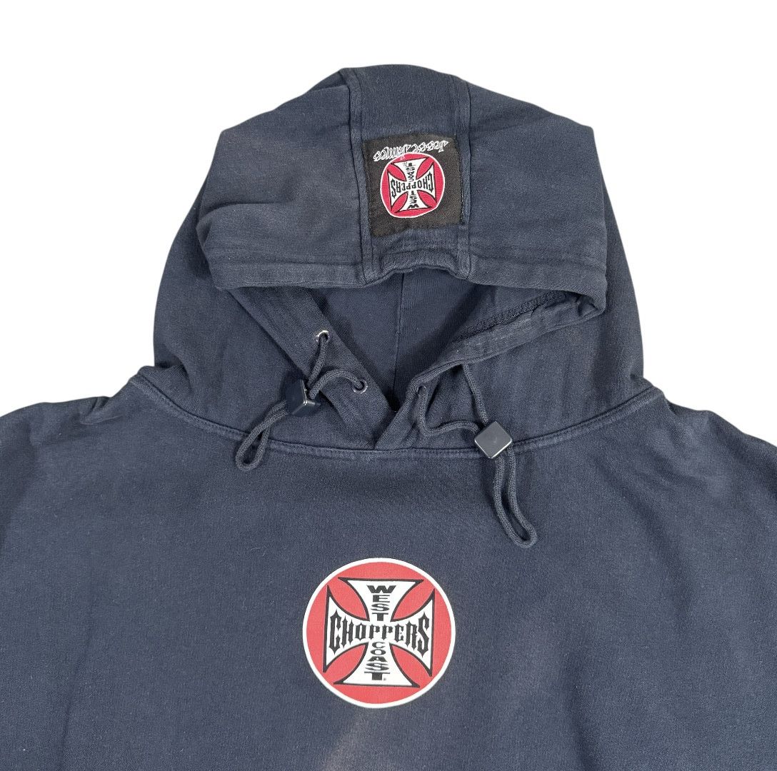 West Coast Choppers Vintage West Coast Choppers Hoodie Navy Size US XXL / EU 58 / 5 - 5 Thumbnail