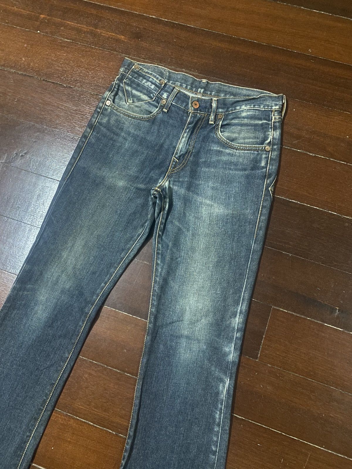 If Six Was Nine Y2K Flare Jeans Levis 517 Japan Denim Bootcut mud wash Size US 32 / EU 48 - 5 Thumbnail