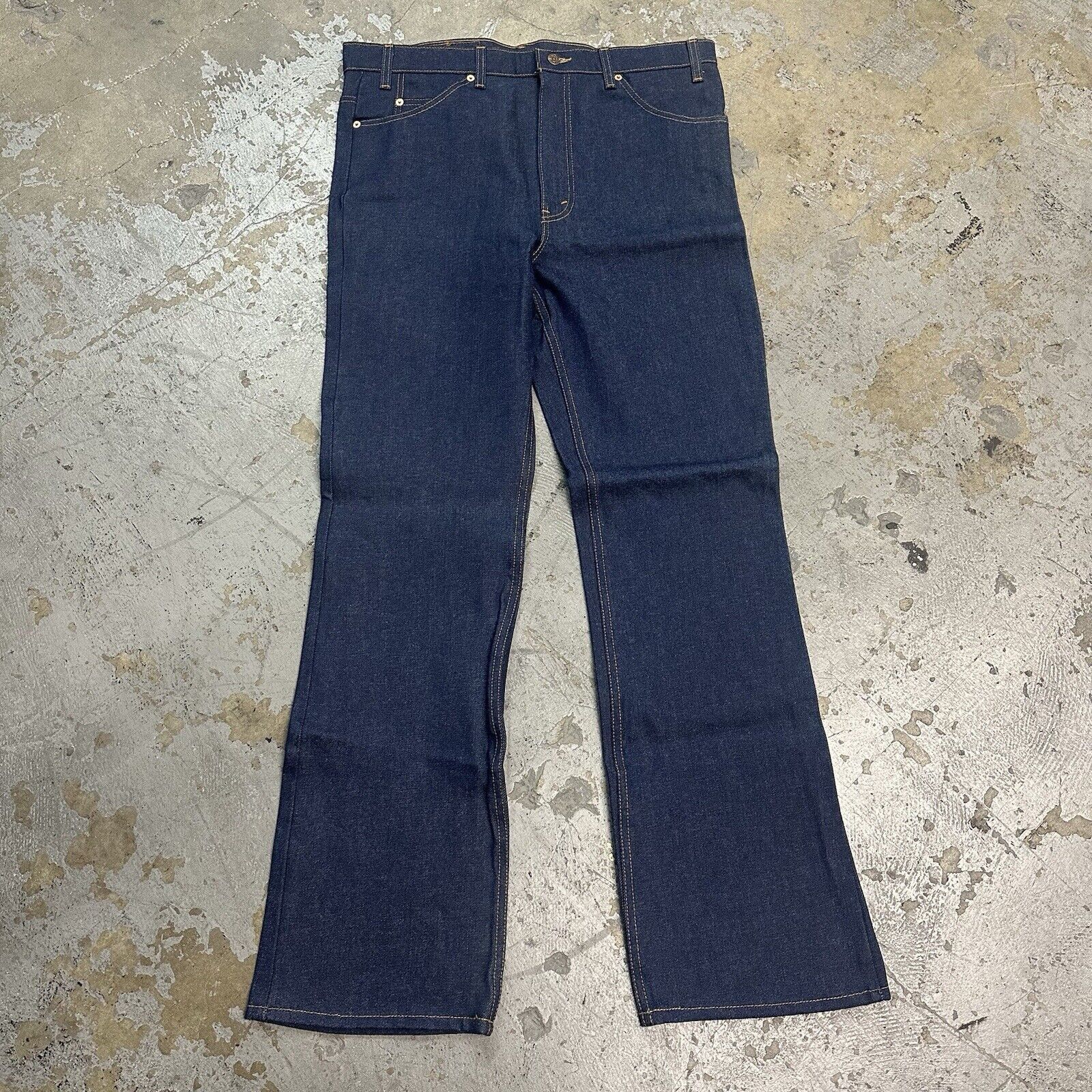 Levi's × Vintage Vintage 90s Levi’s 517 Bootcut Dark Wash Denim Jeans 38x34 Size US 38 / EU 54 - 4 Thumbnail