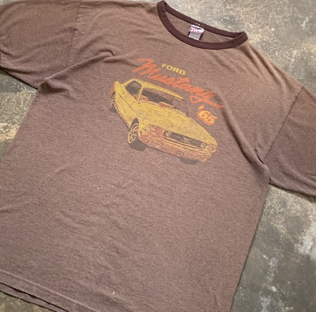 Ford × Vintage Vintage ford mustang '65 ringer tshirt Size US XL / EU 56 / 4 - 4 Thumbnail
