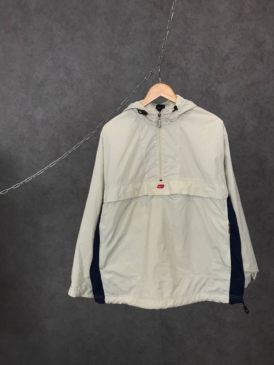 Vintage Nike swoosh vintage center logo anorak Size US M / EU 48-50 / 2 - 1 Thumbnail