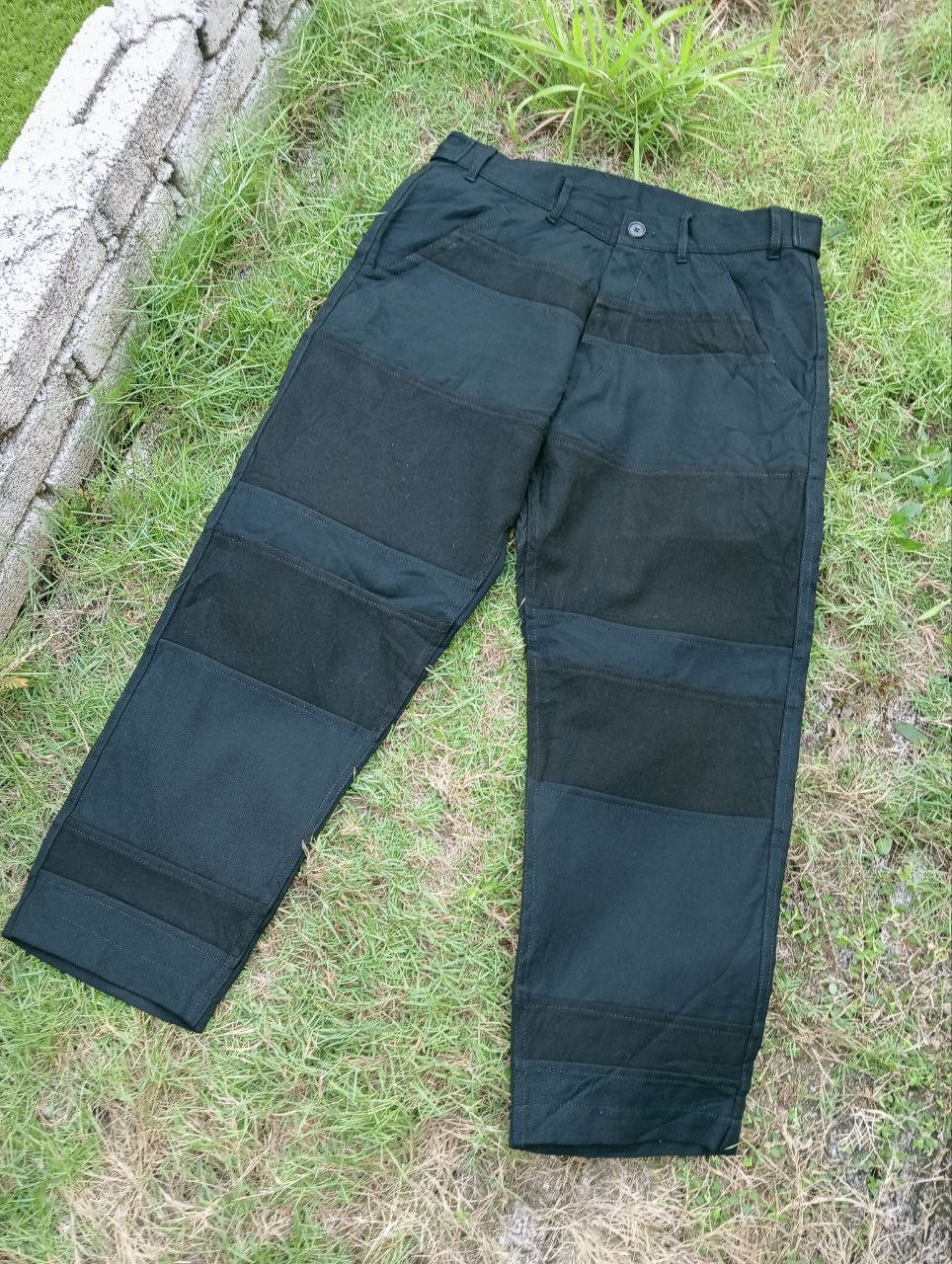 Comme des Garcons COMME DES GARCONS SHIRT LAINE WOOL PATCHWORK PANTS Size US 35 - 1 Thumbnail