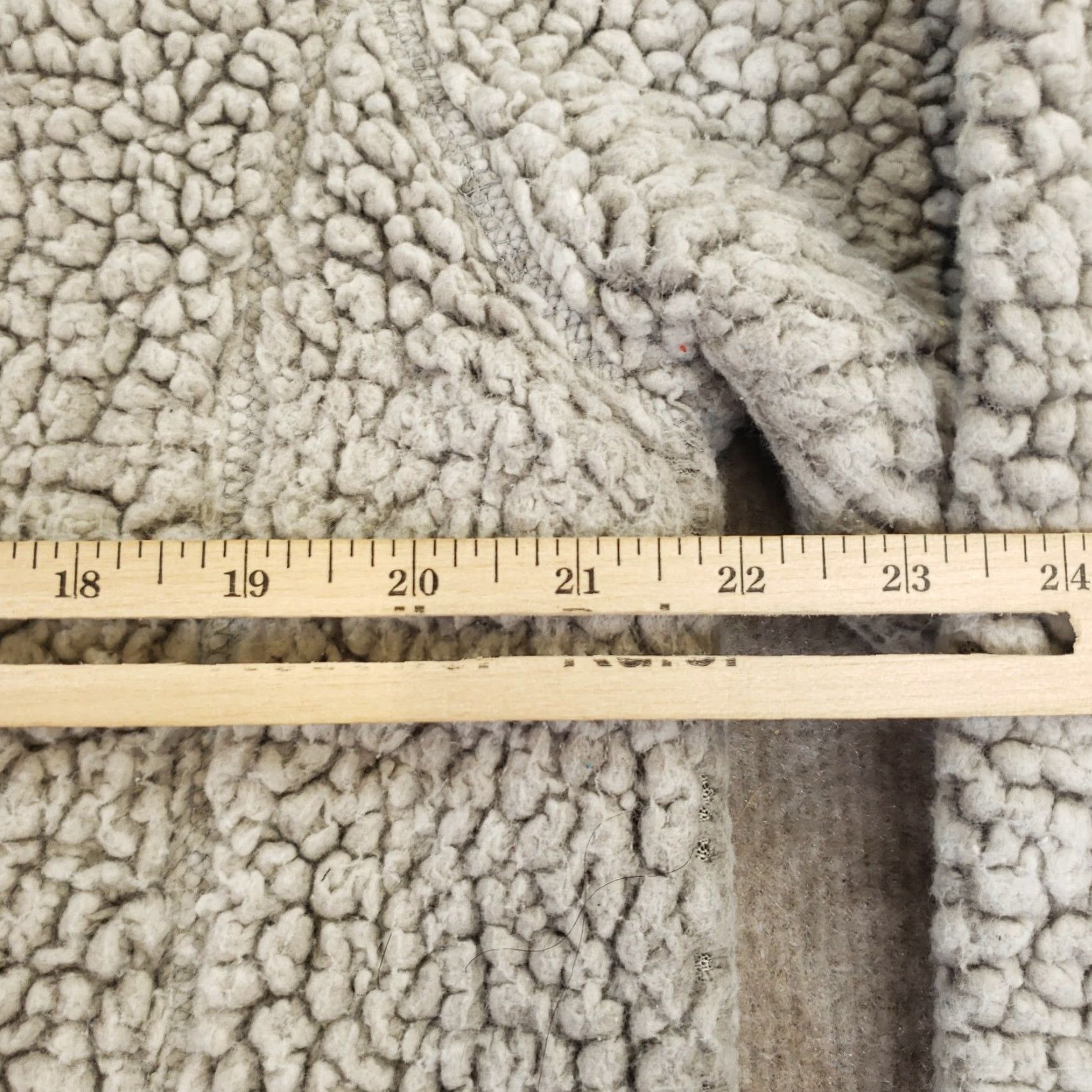 Vintage Simply Southern Women's Gray Fleece Jacket Large 1/4 Zip Long Sleeve Mock Neck Casual Size L / US 10 / IT 46 - 3 Thumbnail