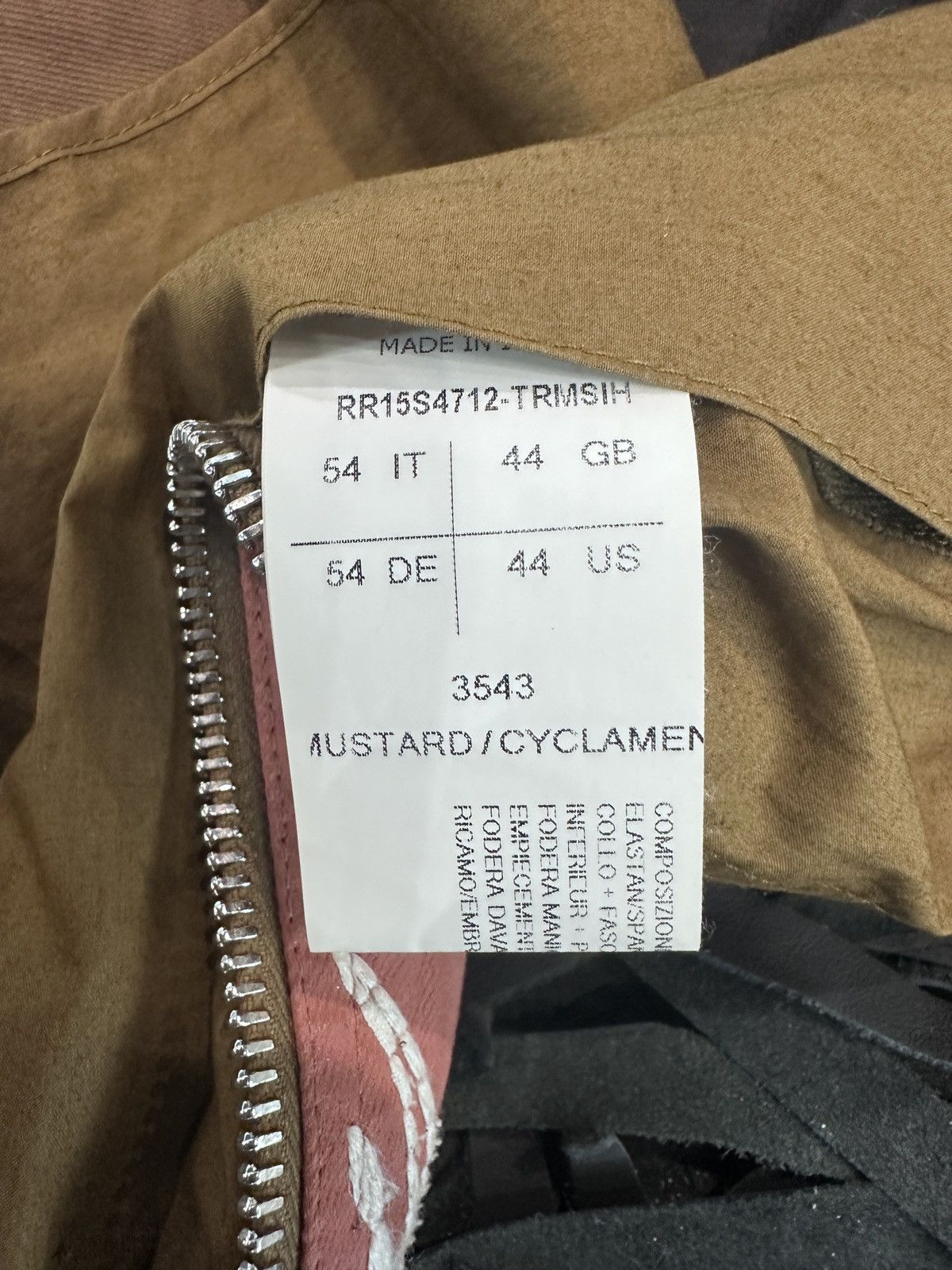 Rick Owens Rick Owens SS15 Faun Runway Messiah Embroided Long Bomber Size US XL / EU 56 / 4 - 7 Thumbnail