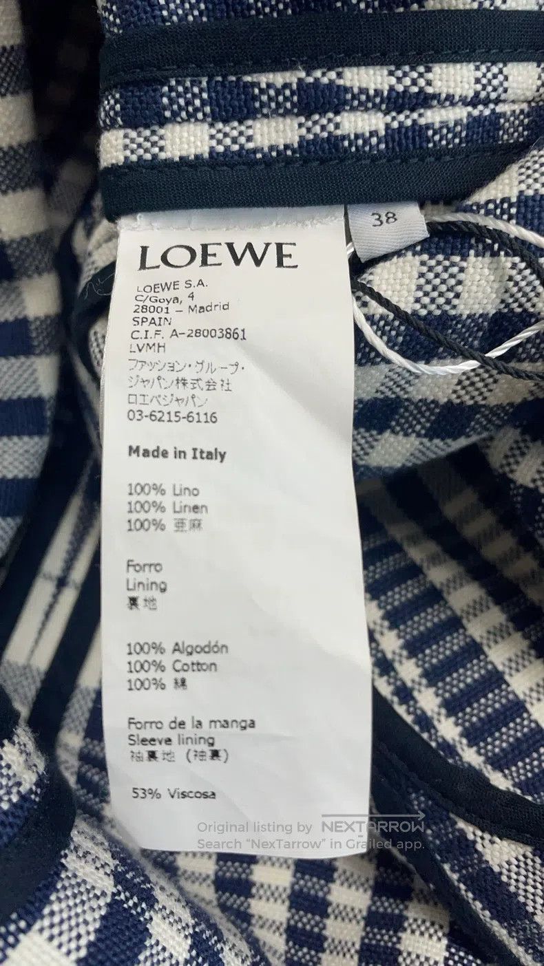 Loewe Loewe Tartan Coat Jacket Size XS / US 0-2 / IT 36-38 - 4 Thumbnail