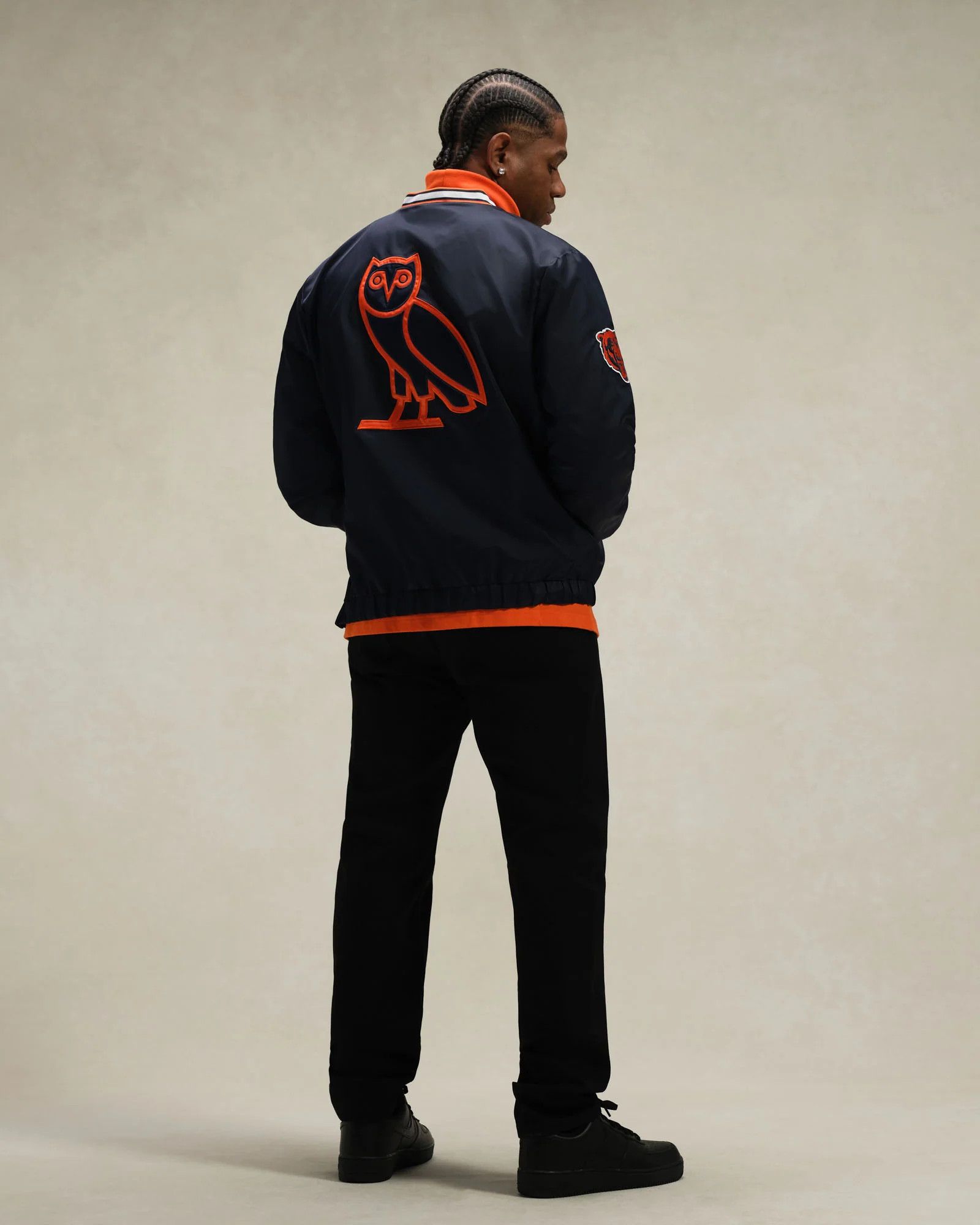 Drake OVO x NFL CHICAGO BEARS STARTER TRAINER PULLOVER JACKET Size US XL / EU 56 / 4 - 10 Thumbnail
