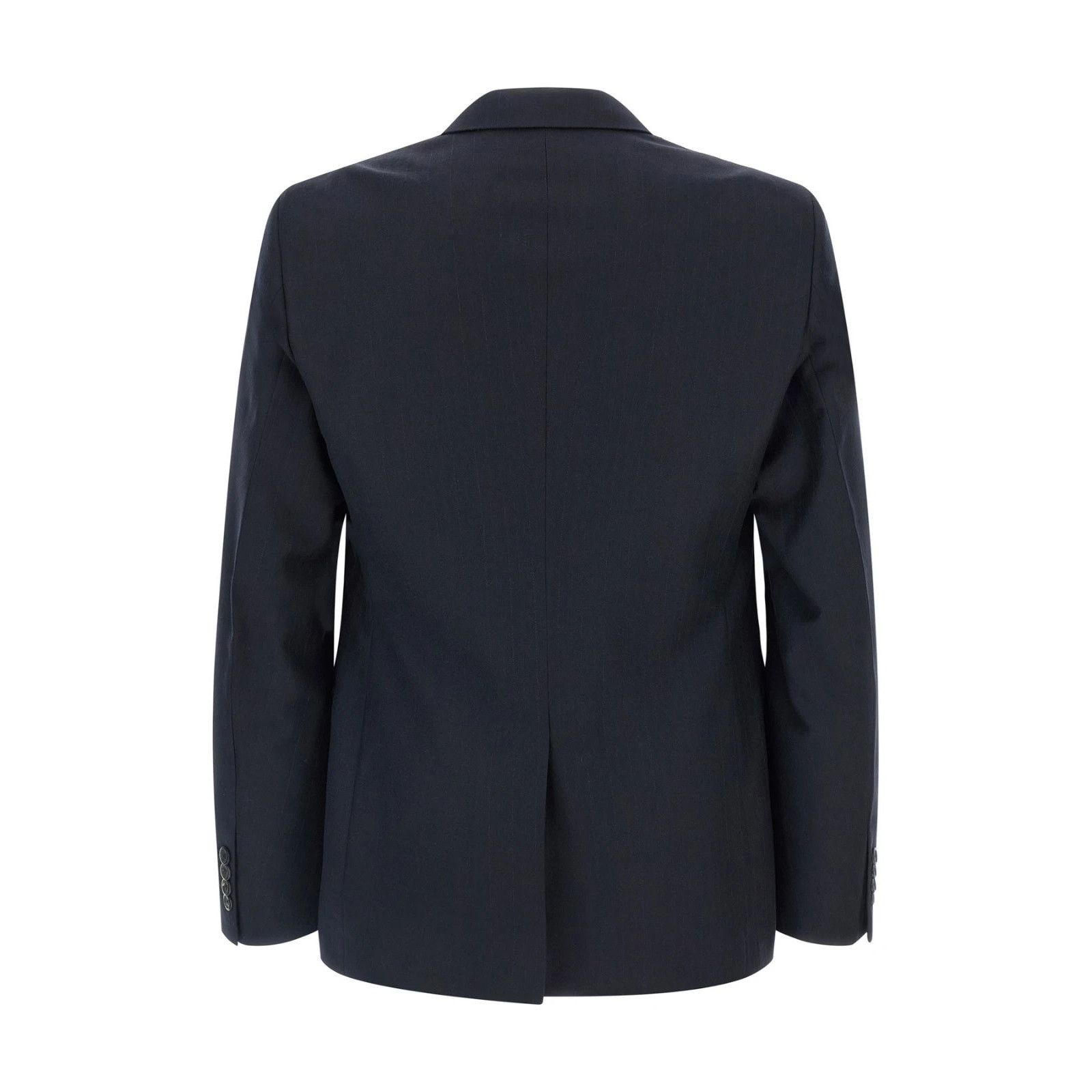 Prada PRADA Pinstriped Blue Wool Blend Suit New & Authentic (Men's Size US XL / EU 56 / 4 - 2 Thumbnail