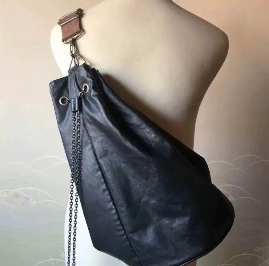 Jean Paul Gaultier Rare🔥 Jean Paul Gaultier Homme Crossbody Drawstring Bag Size ONE SIZE - 2 Thumbnail