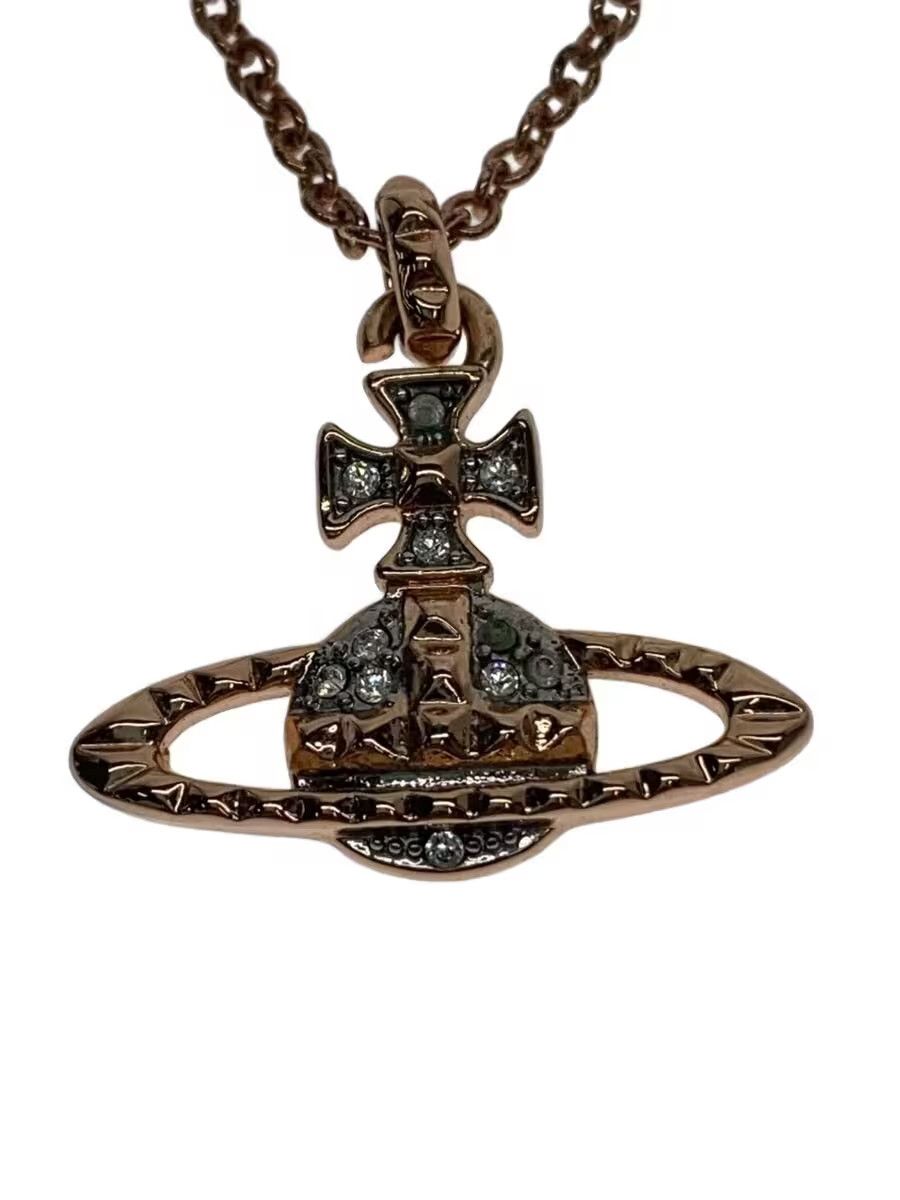 Vivienne Westwood Crystal Studded Orb Necklace Size ONE SIZE - 1 Thumbnail