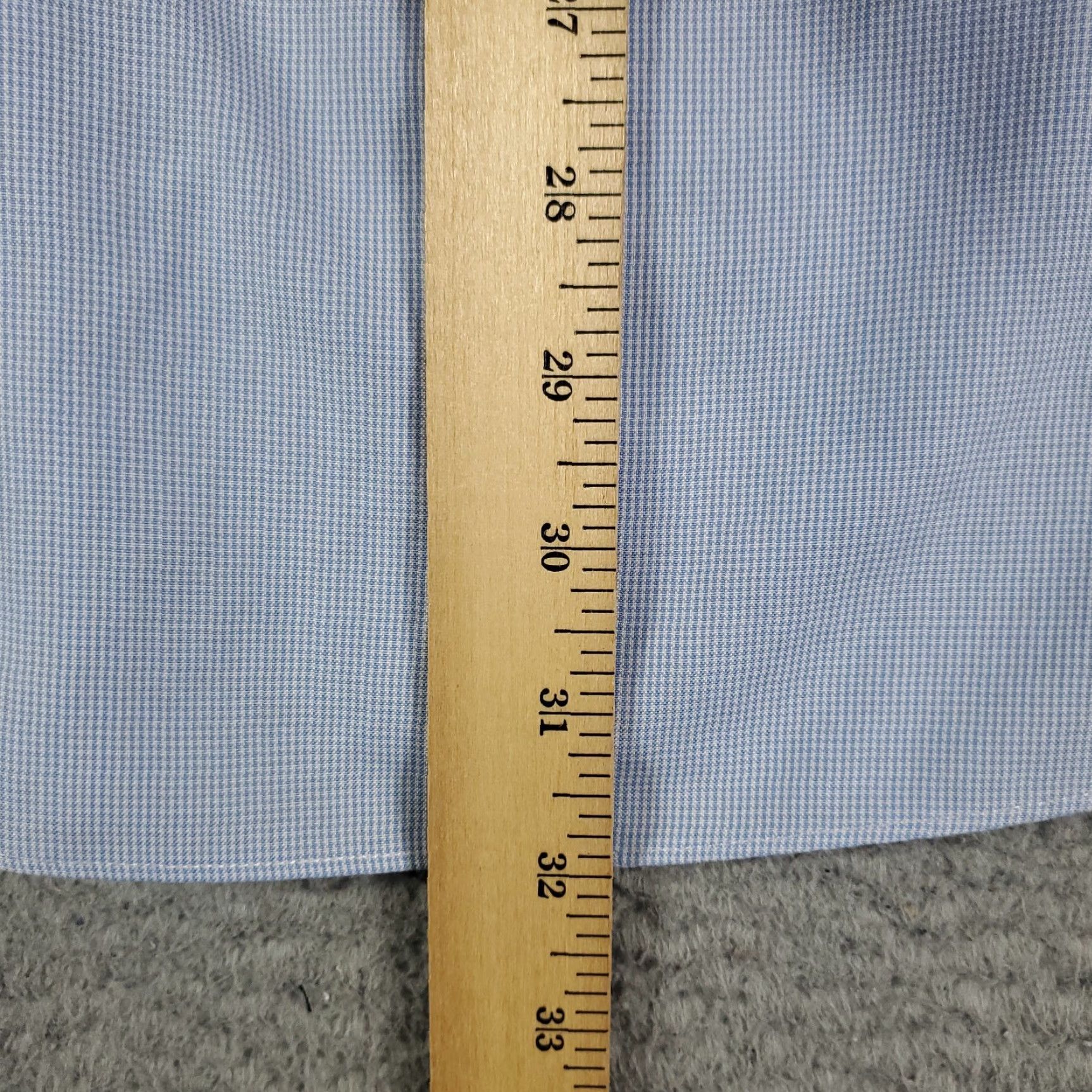Brooks Brothers VINTAGE Brooks Brothers Dress Shirt Men Size 17 Blue Cotton Long Sleeve Business Casual Formal Size 46R - 4 Thumbnail