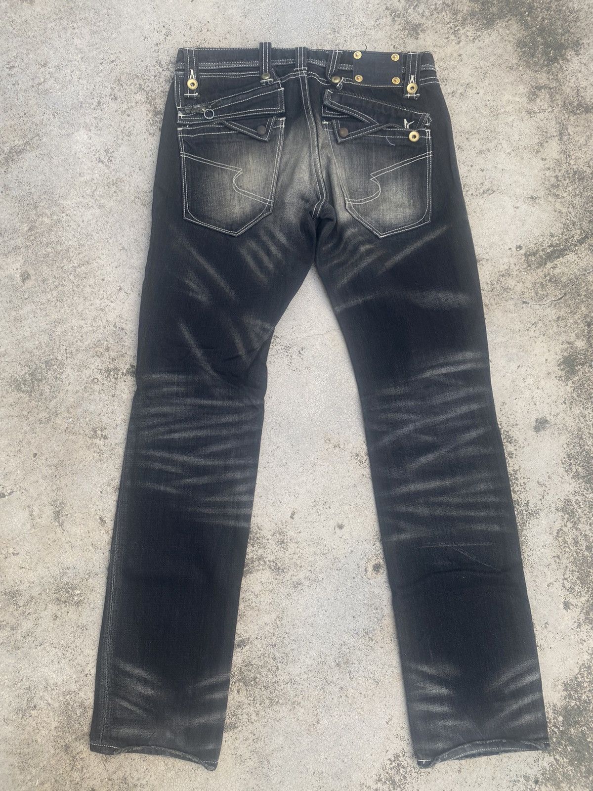 Japanese Brand Japanese Brand Semantic Design Clawmark Straightcut Denim Size US 32 / EU 48 - 15 Thumbnail