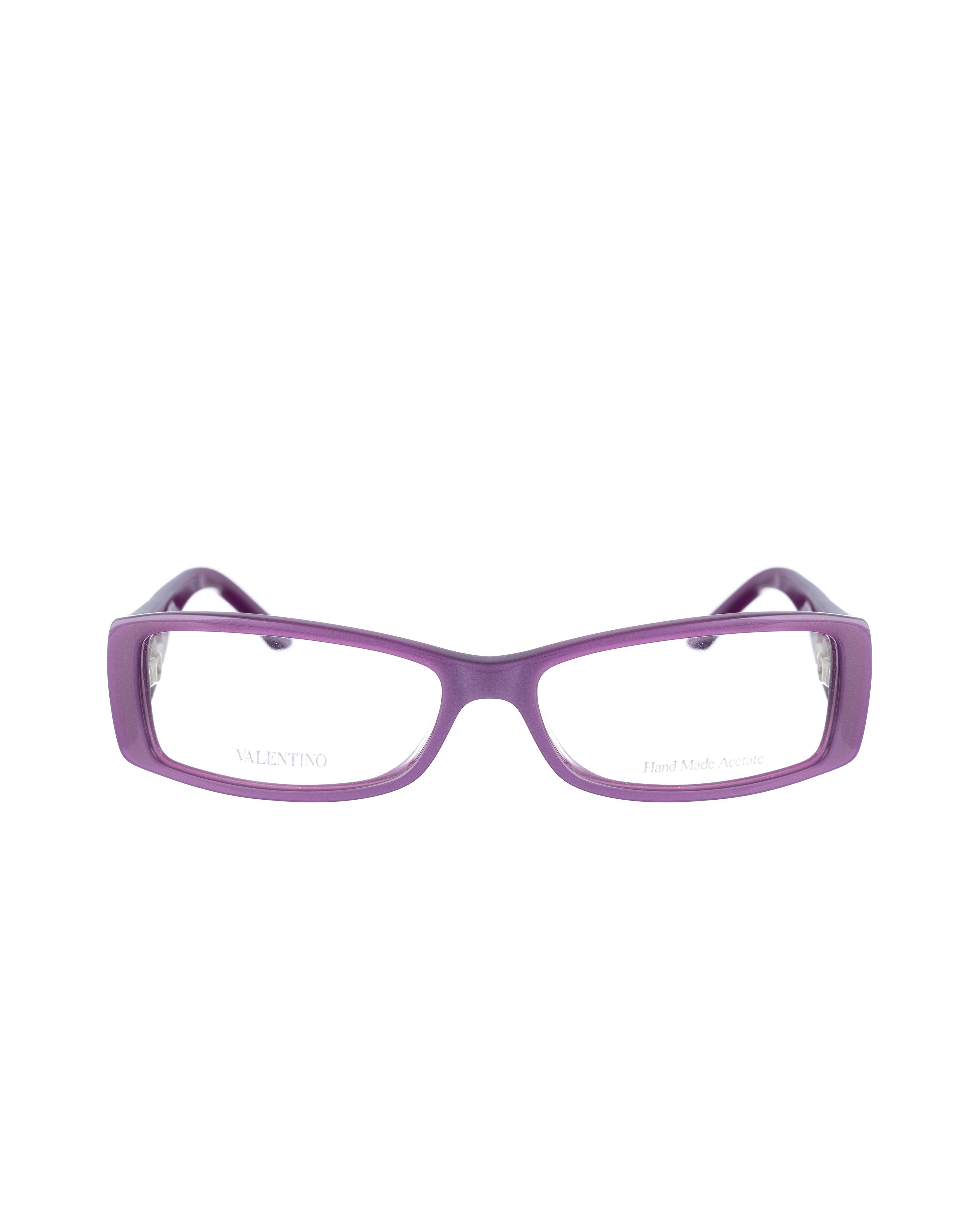 Valentino Valentino '90s Violet Glasses with Big Gold Logo Size ONE SIZE - 3 Thumbnail
