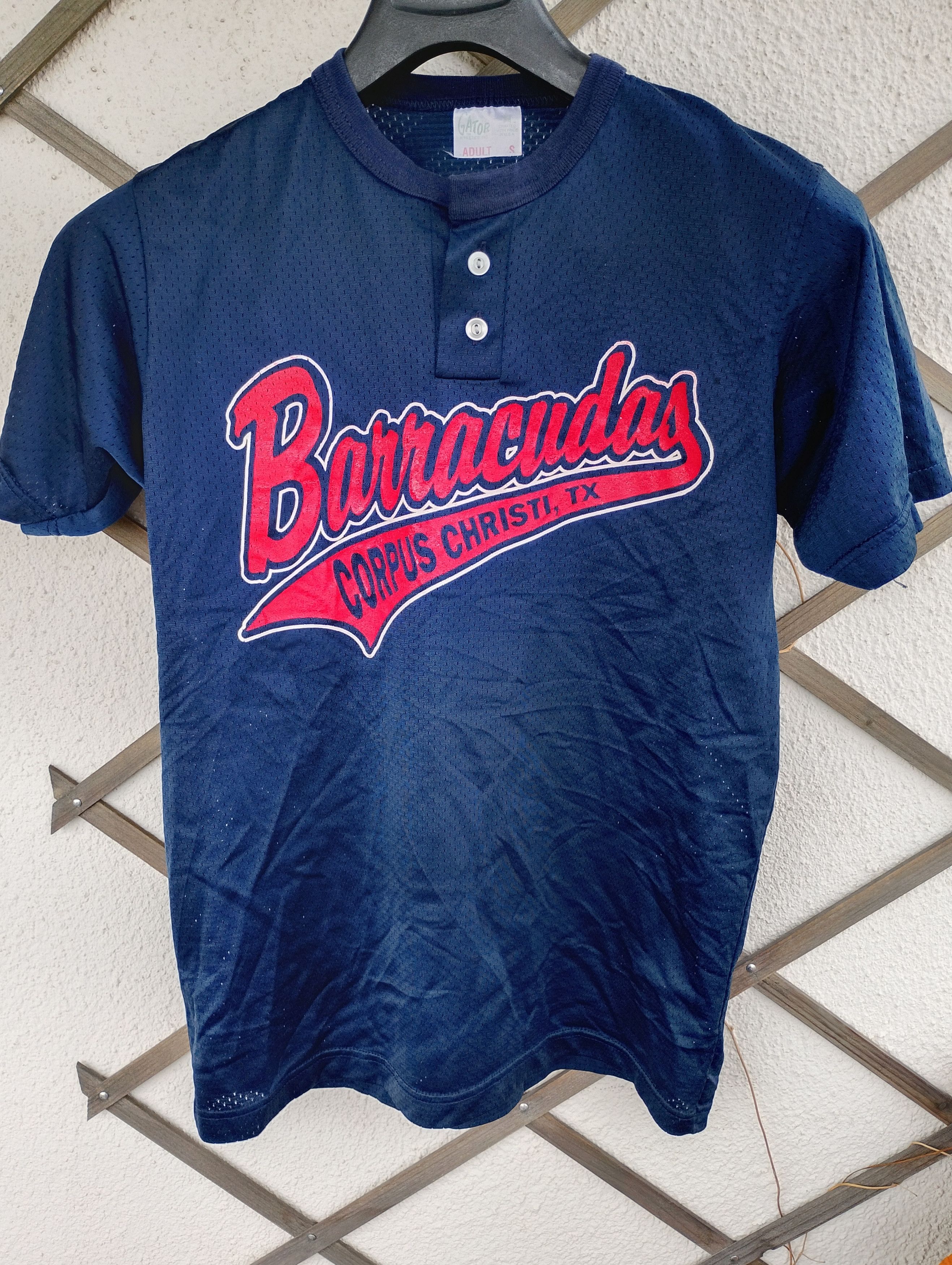 Vintage Corpus Christi Barracudas TX Vintage Gator jersey #3 sz S Size US S / EU 44-46 / 1 - 1 Thumbnail