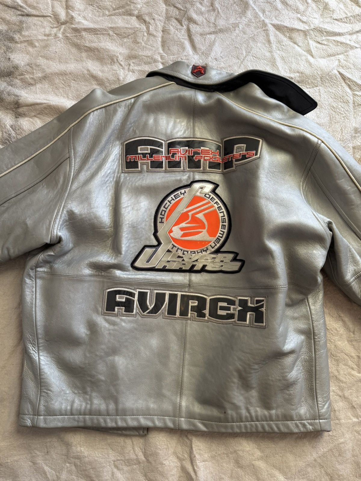 Avirex Avirex leather varsity jacket Size US XL / EU 56 / 4 - 6 Thumbnail