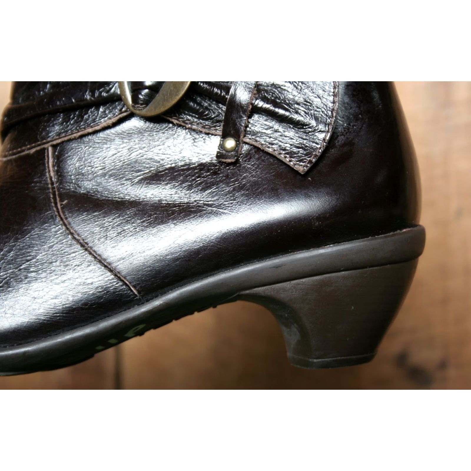 Vintage NAOT Brown Leather Bootie EU 38 / US 7 Zip Ankle Boots Women, Brown, Leather Upper, … Size US 7 / IT 37 - 7 Thumbnail