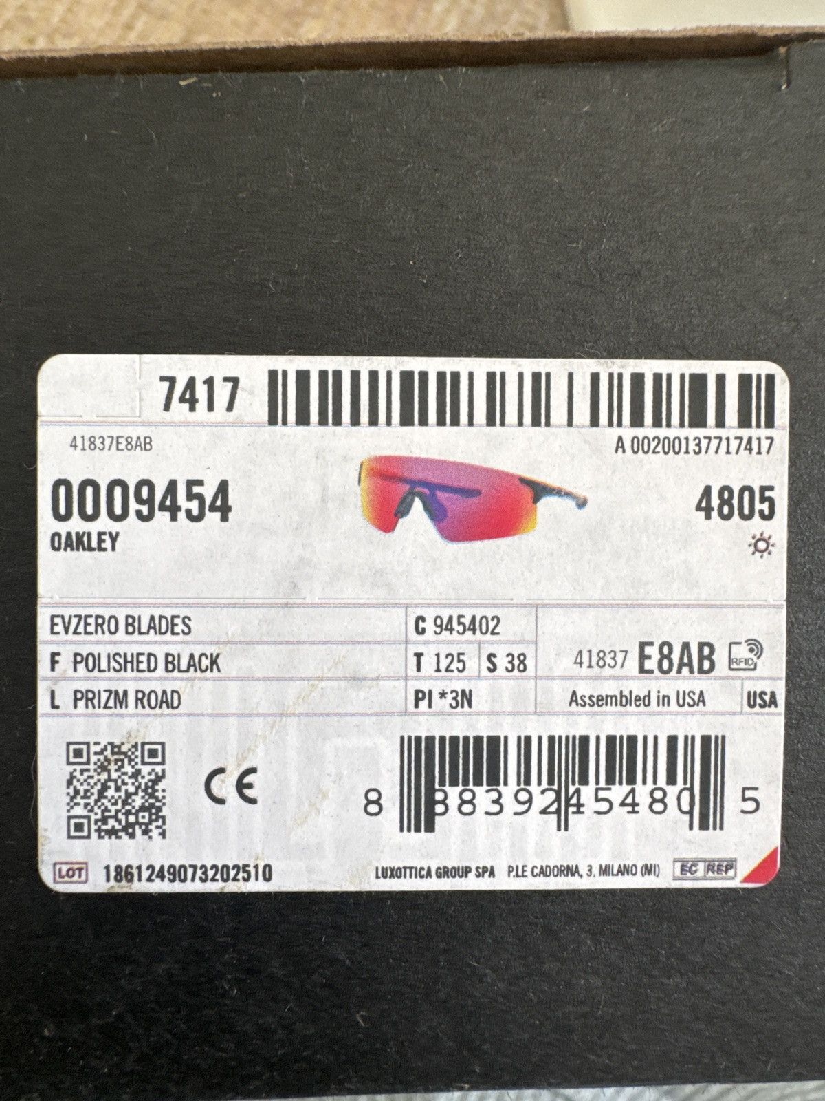 Oakley Oakley EVZero Blades OO9454 – New w/ Box, Size 38 Size 38 - 7 Thumbnail