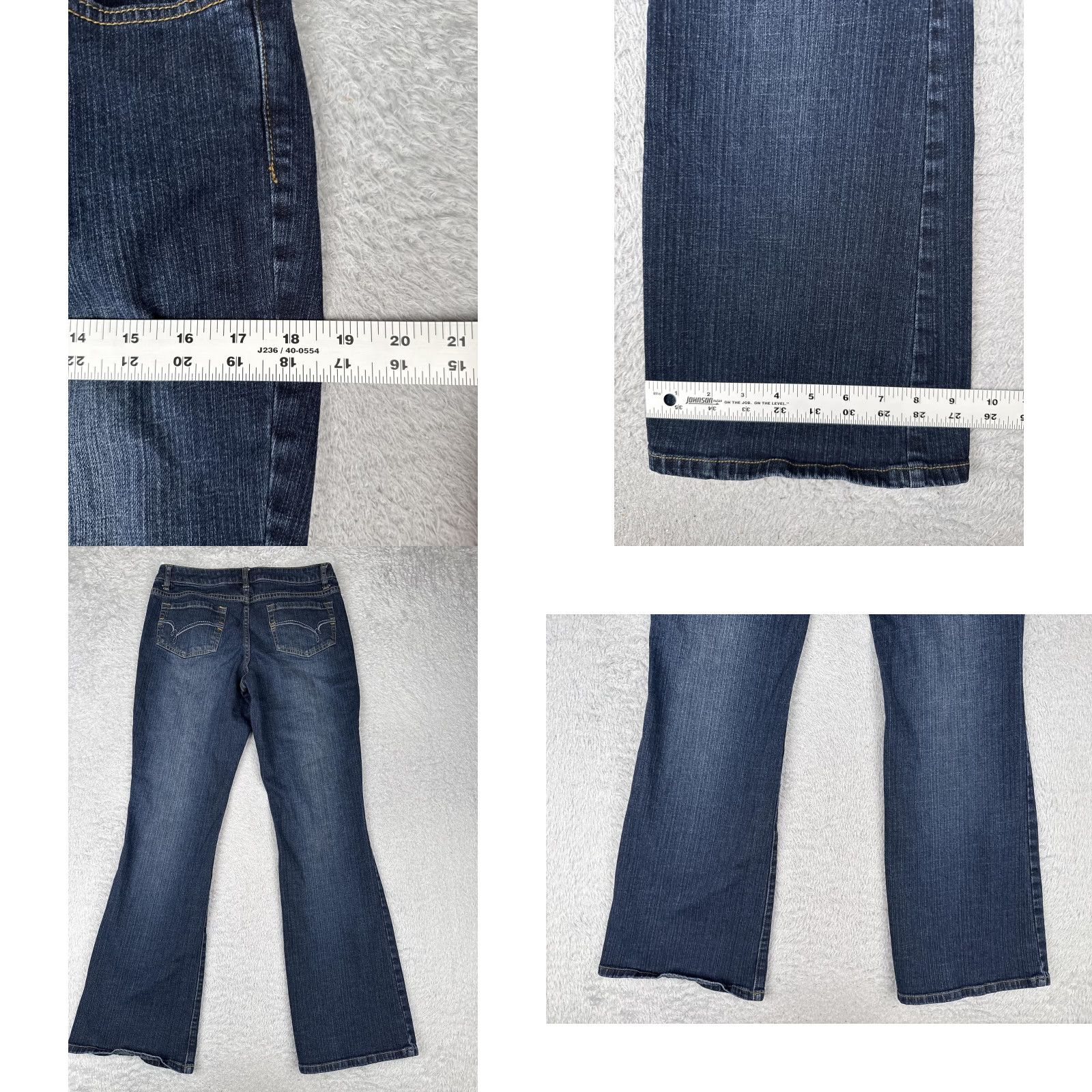 Vintage VINTAGE LA Blues Melrose Jeans Women 8 Blue Bootcut Denim Mid Rise 30x31 Blue Jeans Womens Mid Rise Bootcut 30 31 United States Size 30" / US 8 / IT 44 - 9 Thumbnail