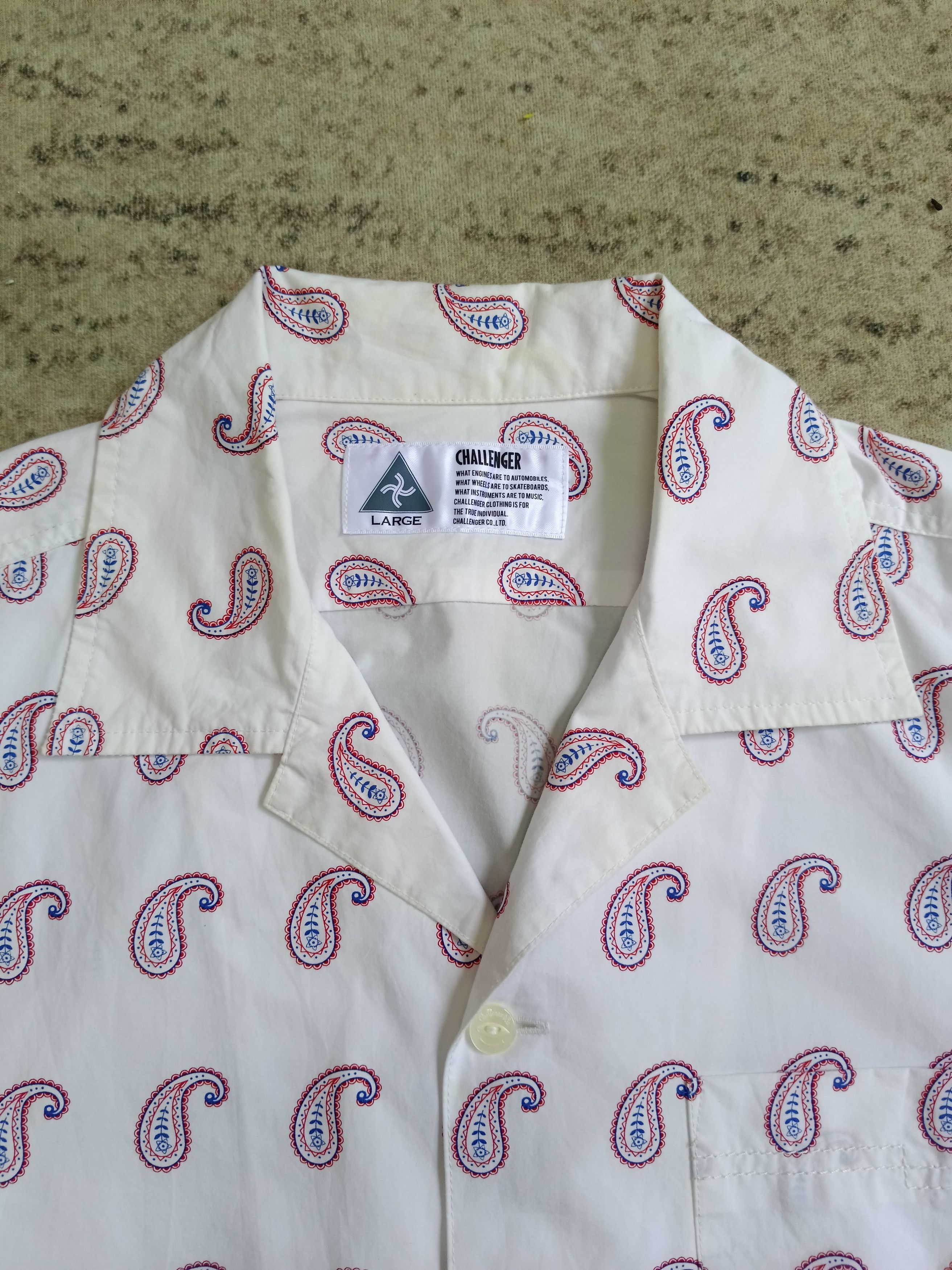 CHALLENGER PAISLEY FULLPRINT CHALLENGGER BUTTON UP Size US M / EU 48-50 / 2 - 5 Thumbnail