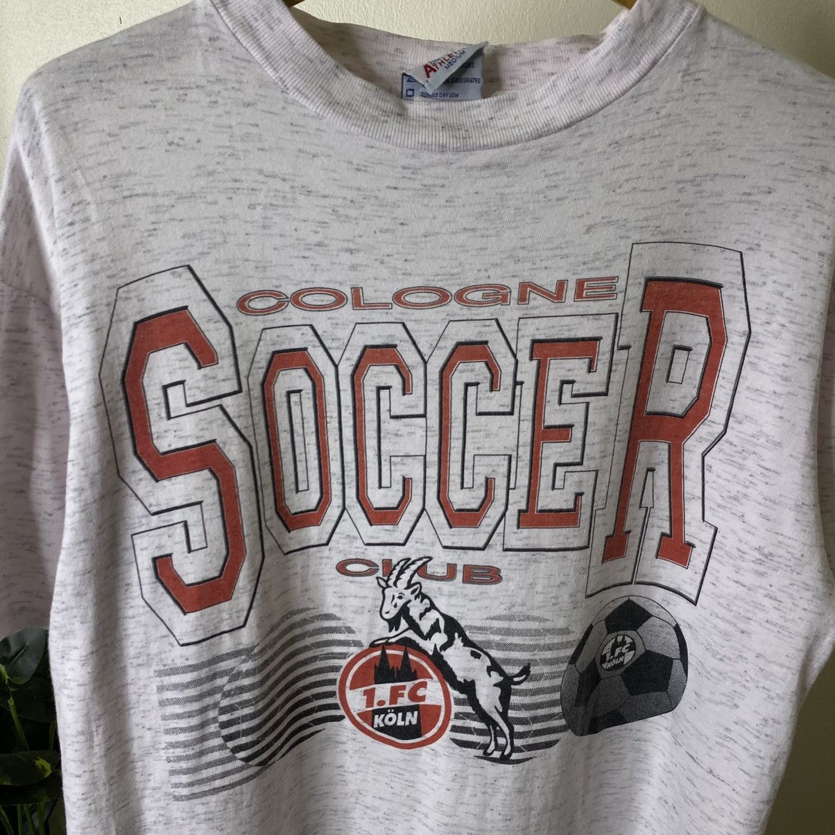Vintage 1990s FC Koln Football Club T Shirt Size US L / EU 52-54 / 3 - 2 Thumbnail