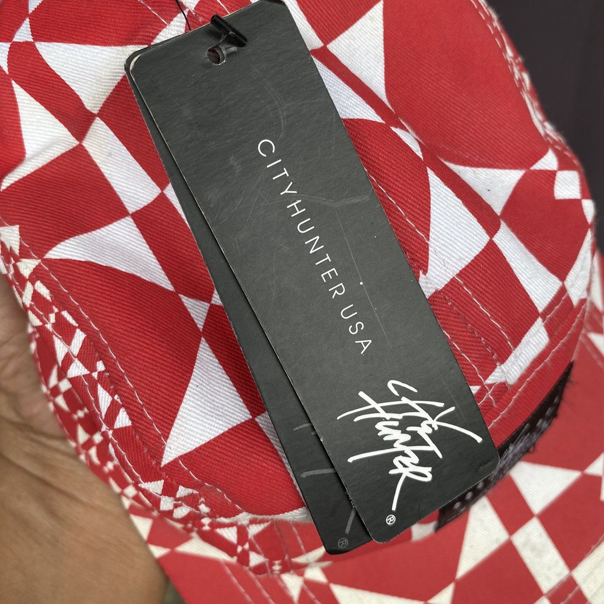 City Hunter City hunter USA red white 5 panel cap Size ONE SIZE - 5 Thumbnail