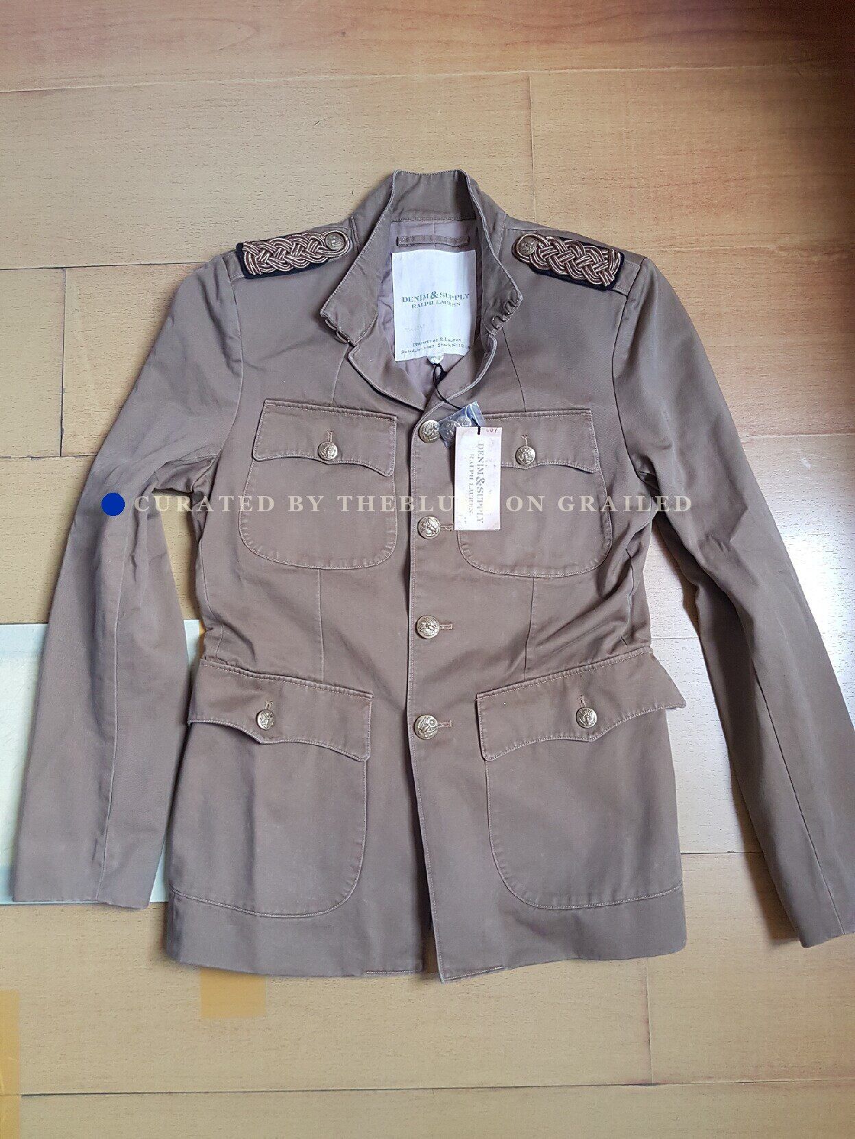 RRL Ralph Lauren Denim & Supply Military Style Coat Size US S / EU 44-46 / 1 - 1 Thumbnail