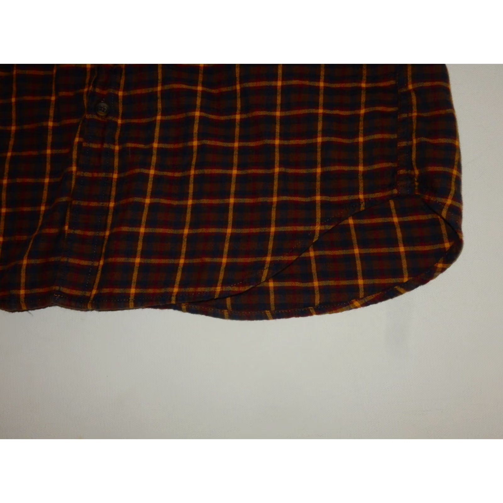 J.Crew VINTAGE J.CREW Men's Button-Front Flannel Shirt Long Sleeve Size Small Brown Plaid Size US S / EU 44-46 / 1 - 2 Thumbnail