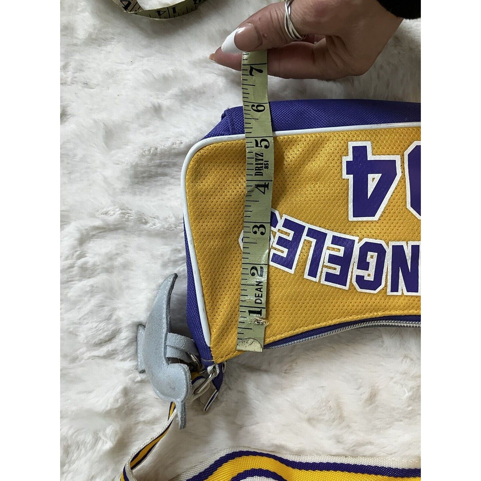 NBA Los Angeles Lakers Purse Casual game basketball LA y2k Size ONE SIZE - 12 Thumbnail