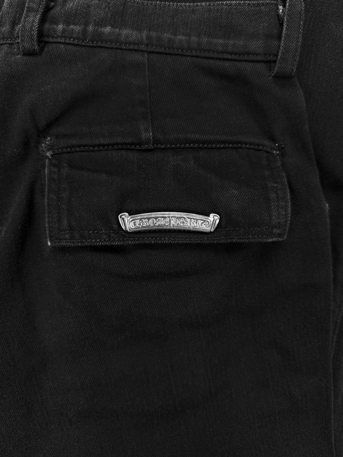 Chrome Hearts Chrome Hearts ‘Fatigue’ 9 Cargo Pocket Fleur Knee Washed Denim Pants Size US 30 / EU 46 - 6 Thumbnail