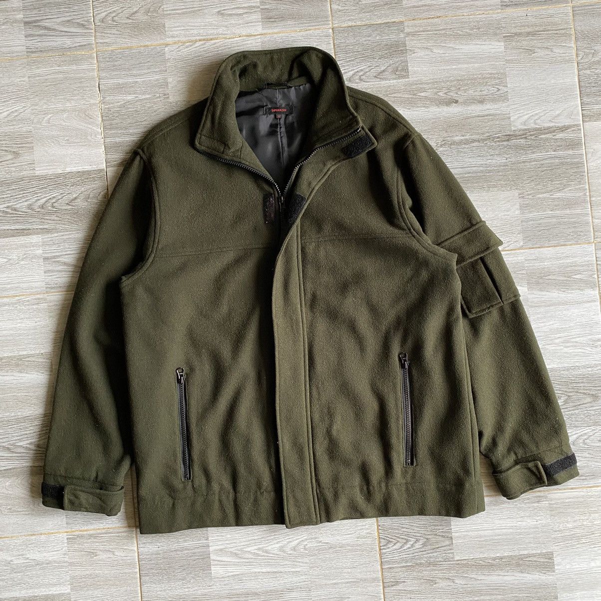 20471120 × Japanese Brand Spinash Japanese Brand Wool Jacket Size US M / EU 48-50 / 2 - 1 Thumbnail
