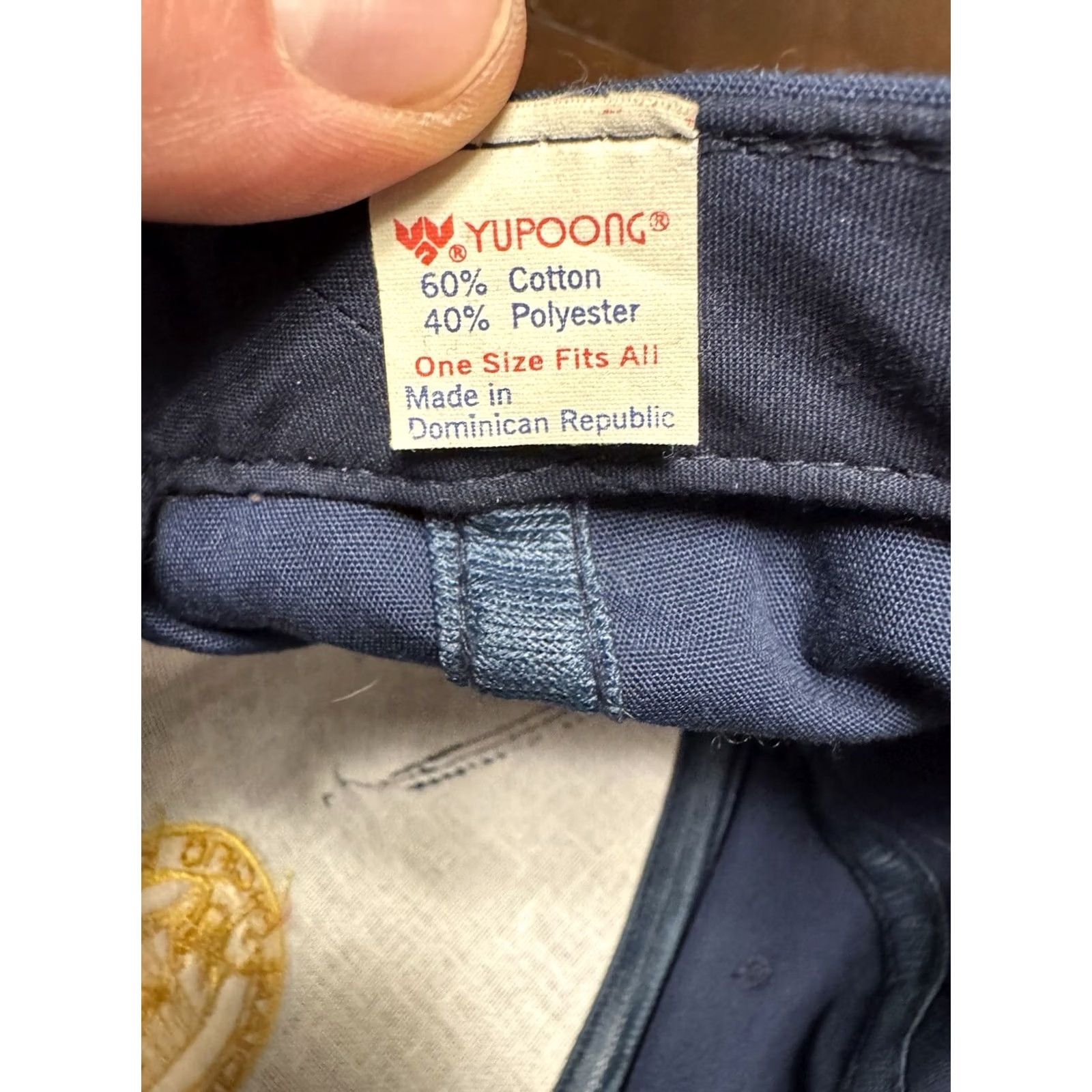 Vintage VINTAGE Yupoong Adjustable Hat Canadian Pacific Railway 1881 Navy Blue Snapback Mens One Size Cotton Polyester Adjustable Solid Transportation Classic Size ONE SIZE - 5 Thumbnail