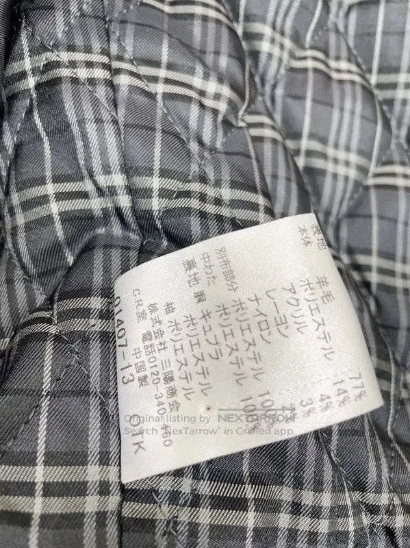 Burberry Burberry Navy Wool Men's Long Sleeve Coat. Size US L / EU 52-54 / 3 - 5 Thumbnail